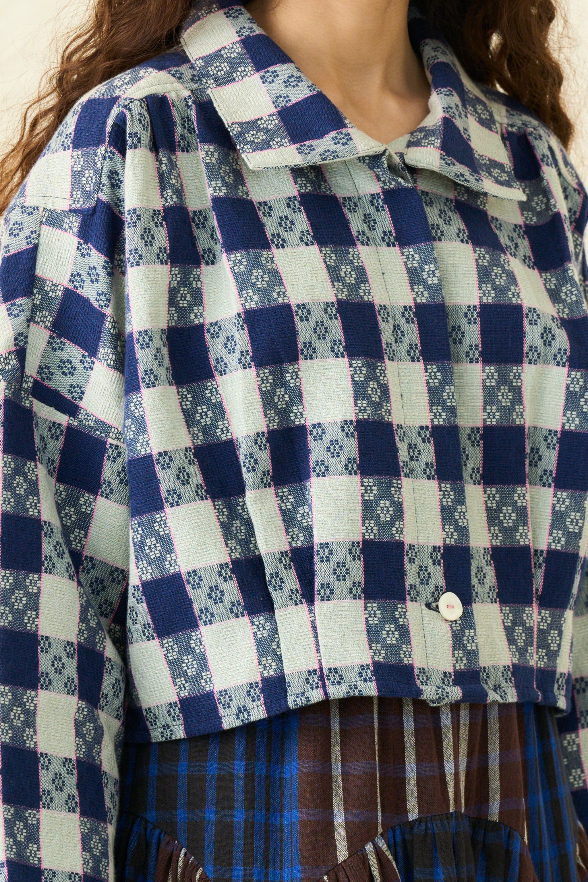 MAIDEN JACKET TOP | KILN GRID