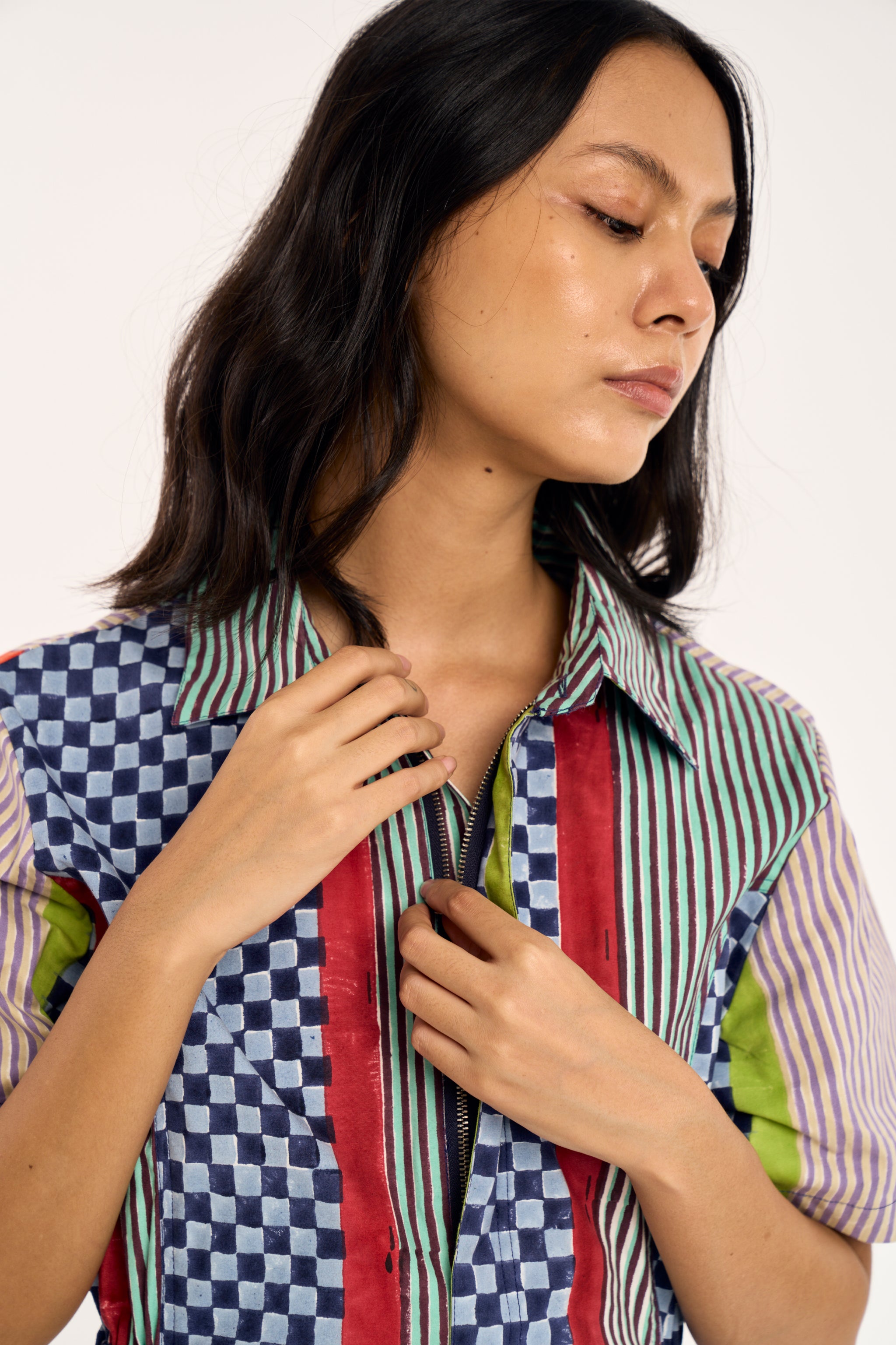 STUDIO JUMPSUIT | FIELD GRID