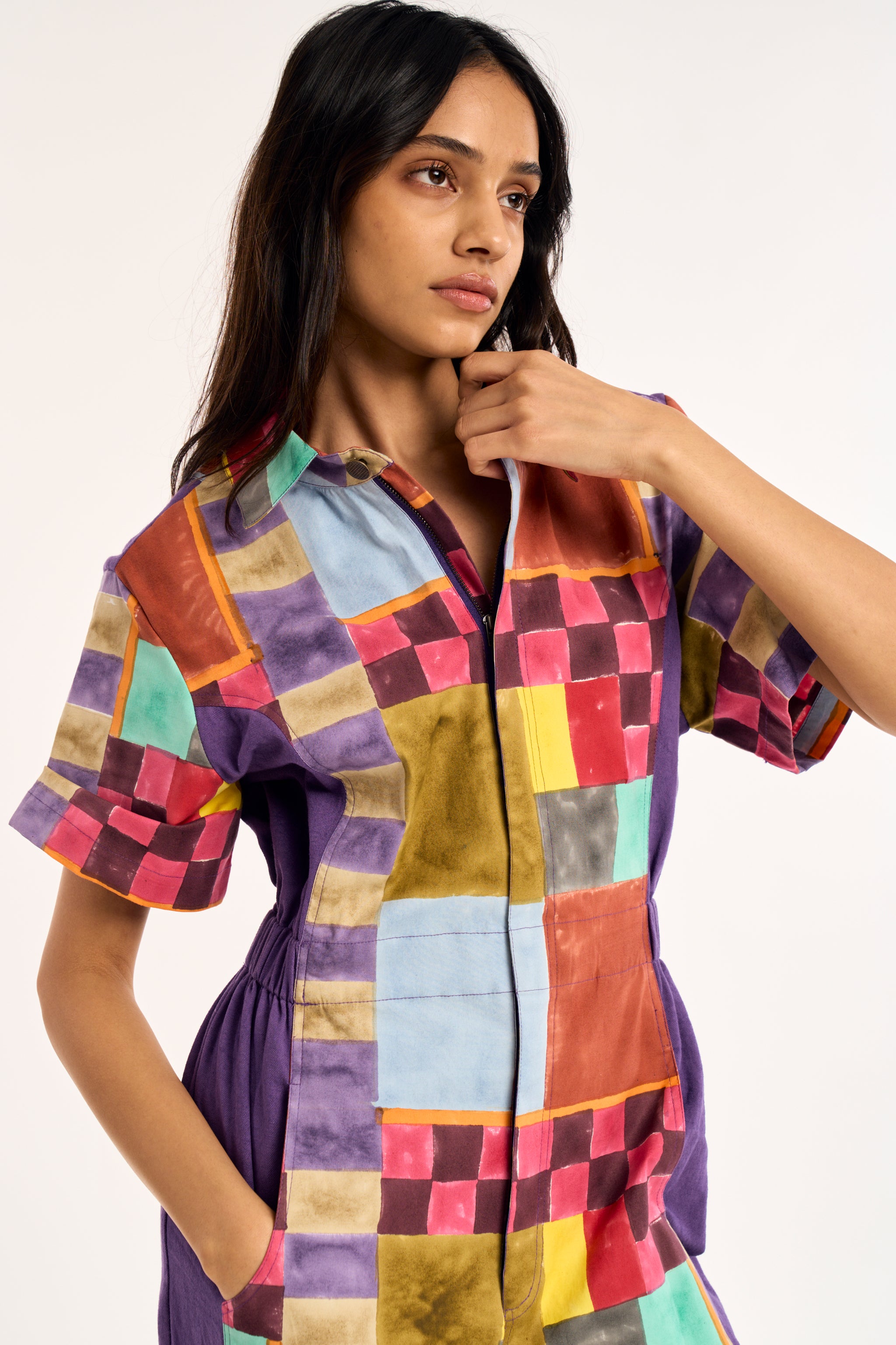 STUDIO JUMPSUIT | KENNY PRINT