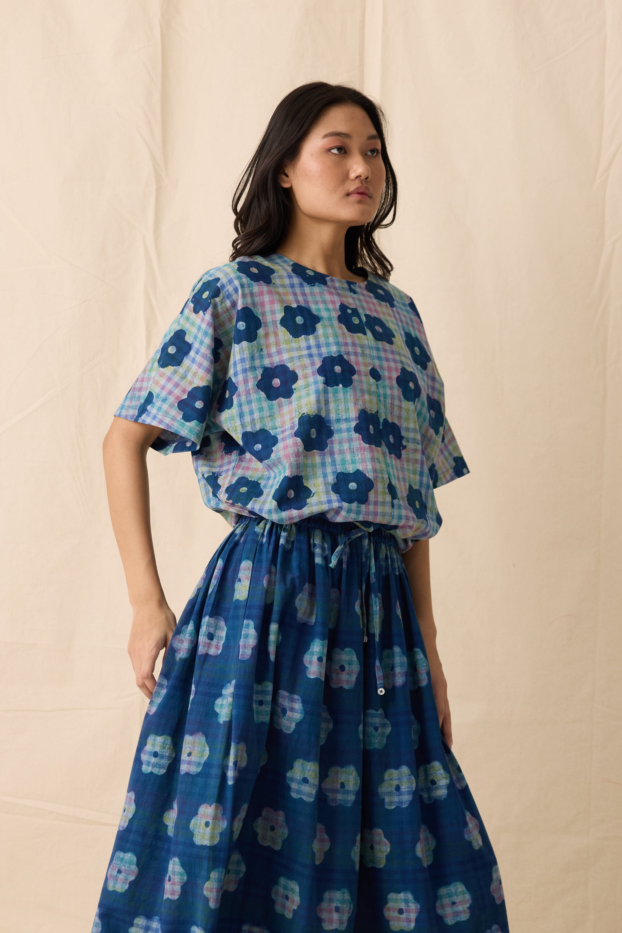 PICNIC TOP | INDIGO BLOOM