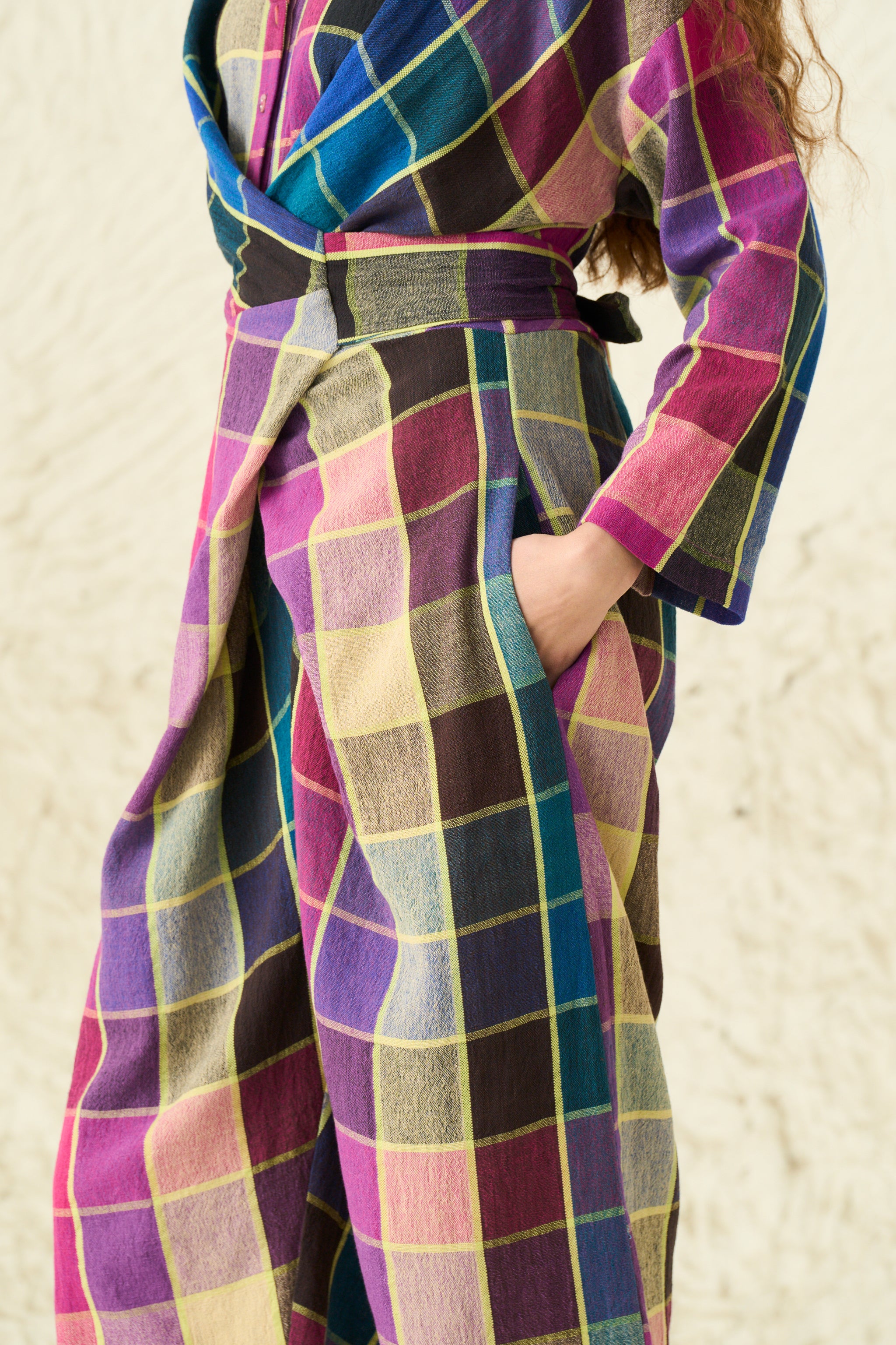 VENUS WRAP JUMPER | ORB CHEX