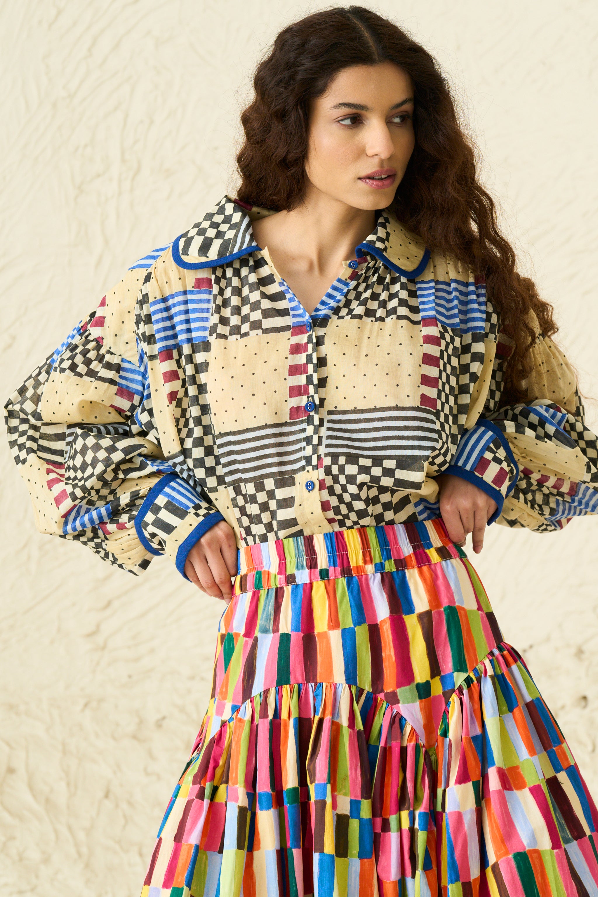 MARIGOLD SHIRT | CHECKMATE