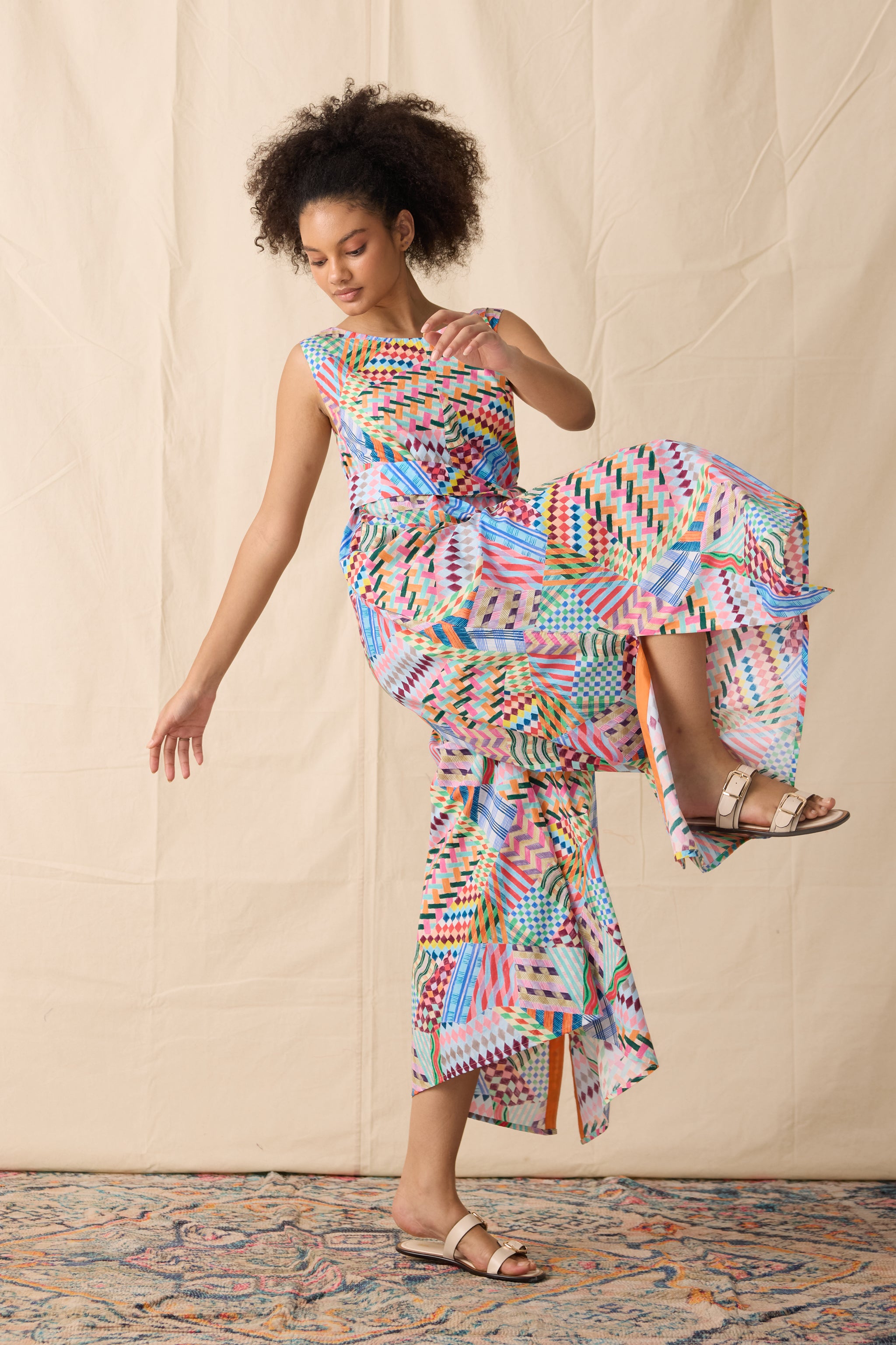 ALL DAY JUMPER | PATCHWORK PRINT