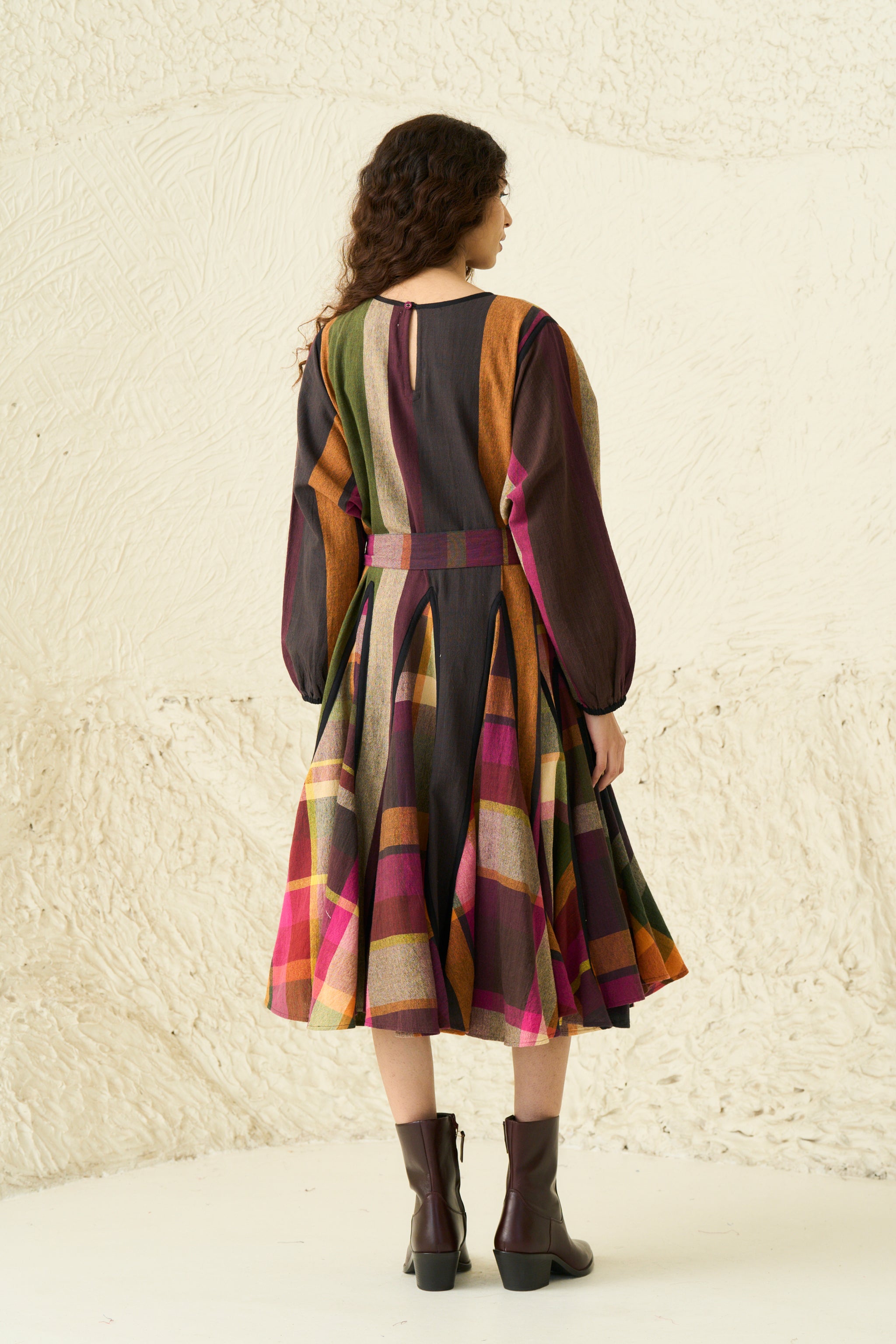 ALEXA DRESS | SUNDAE STRIPES & CHEX