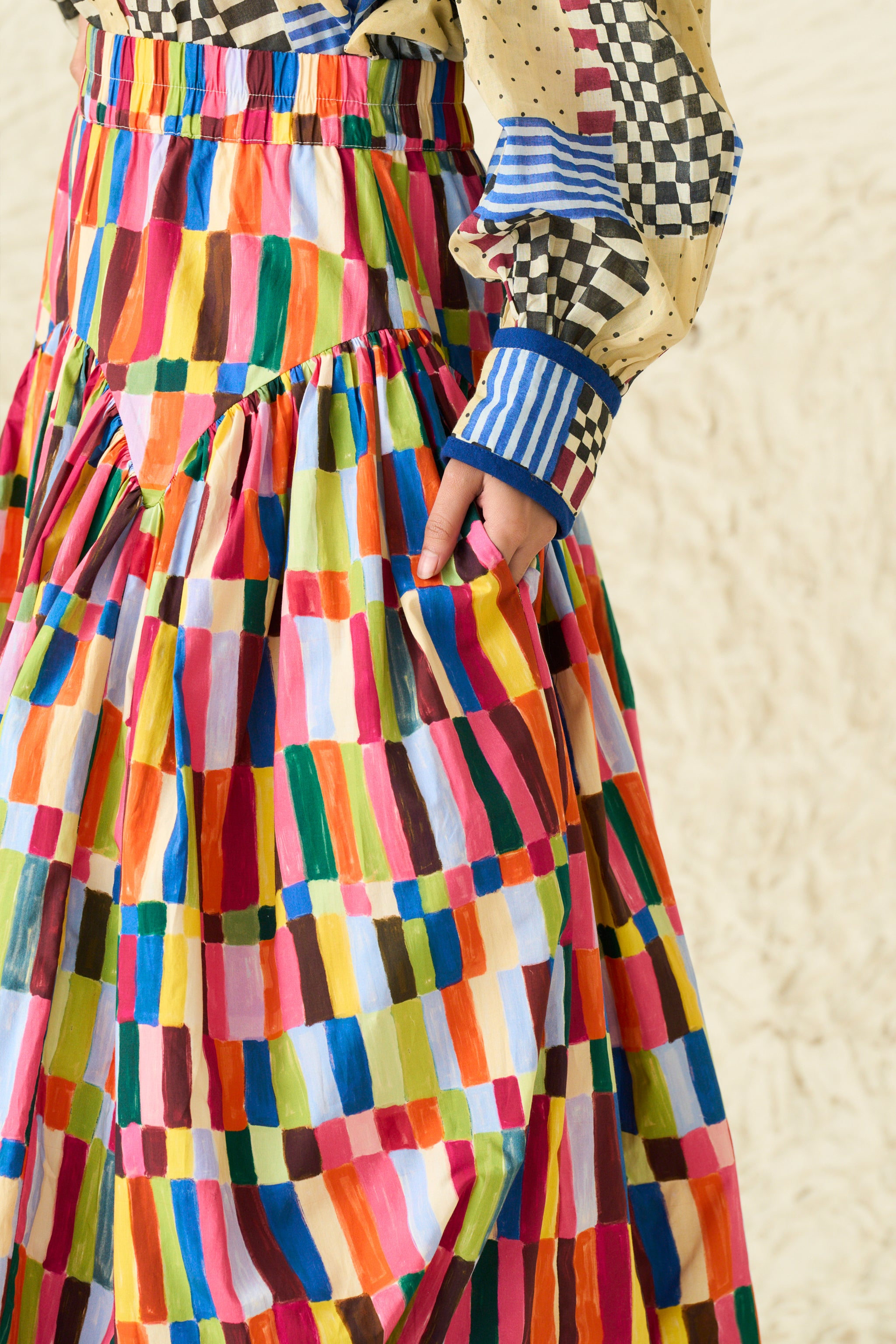 LUNA SKIRT | PARASOL PRINT