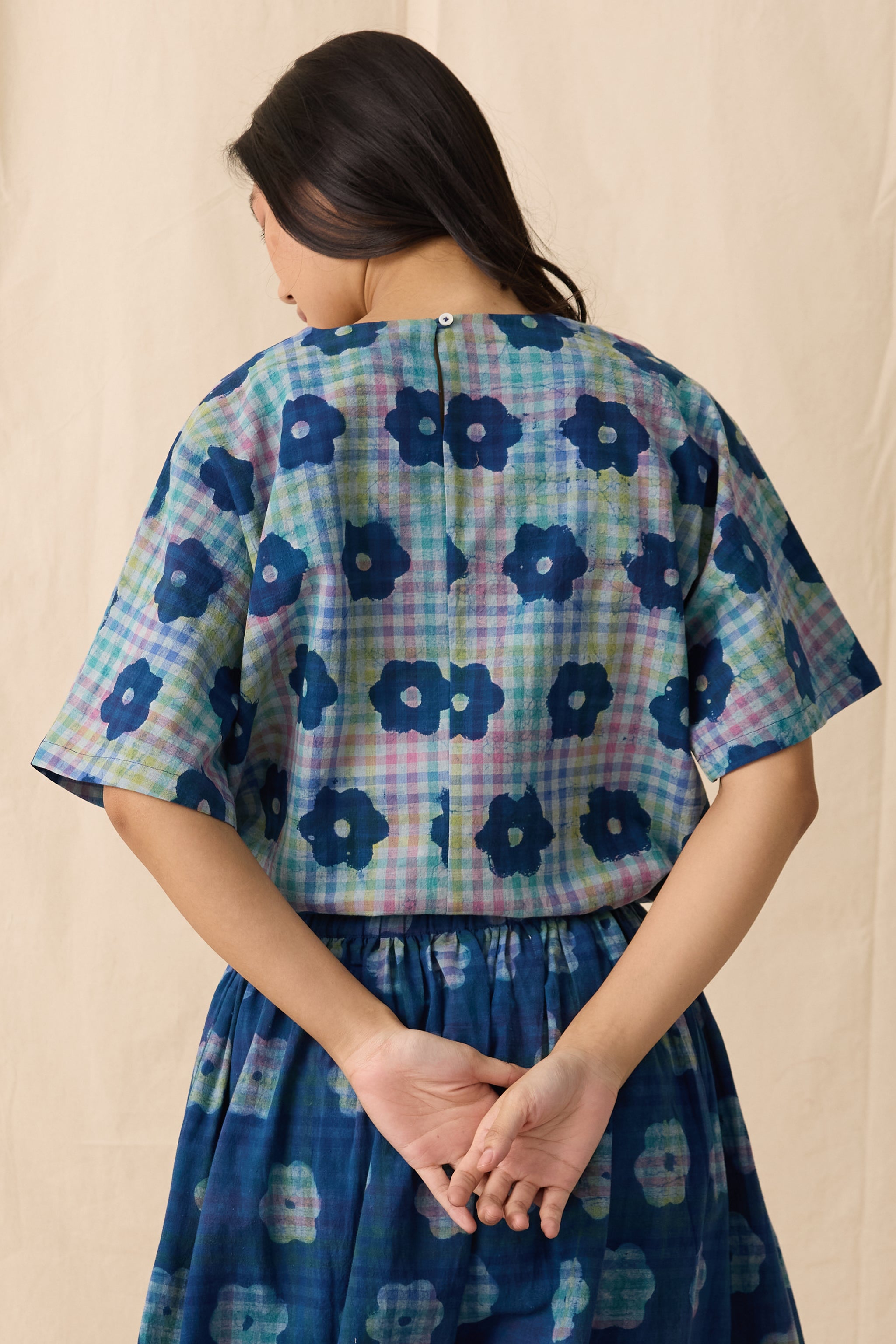 PICNIC TOP | INDIGO BLOOM