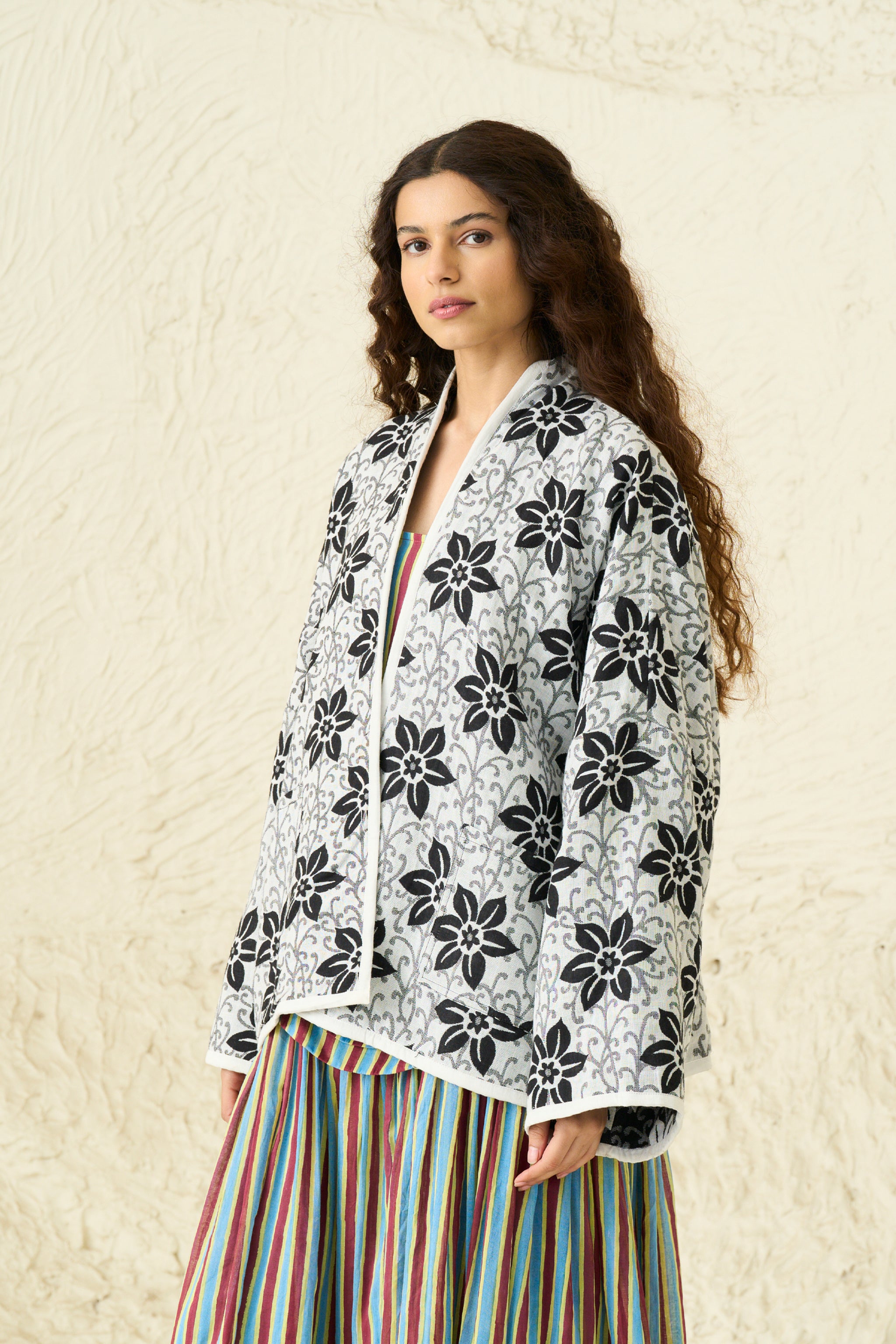 HERITAGE JACKET | NIGHT JASMINE JACQUARD