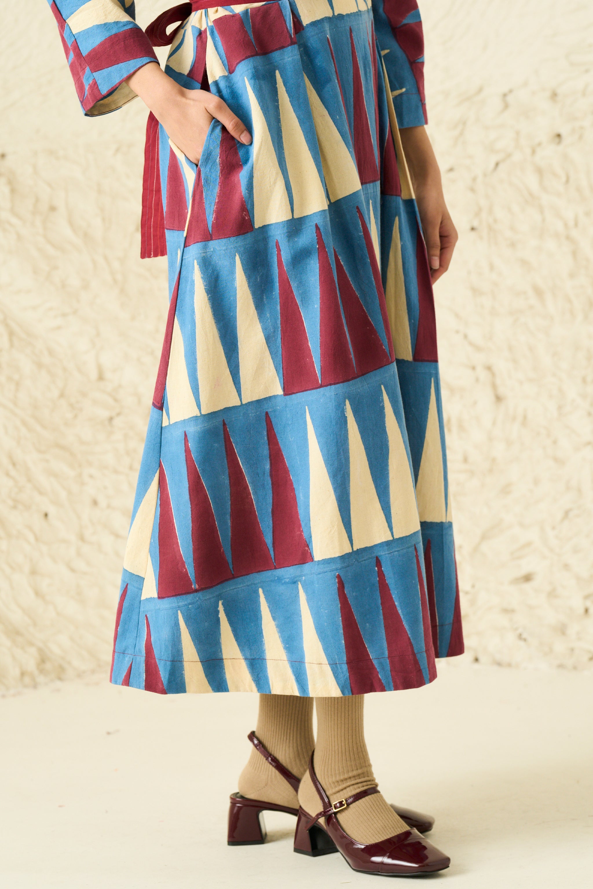 NOVA WRAP DRESS | MULTI POINT SLATE