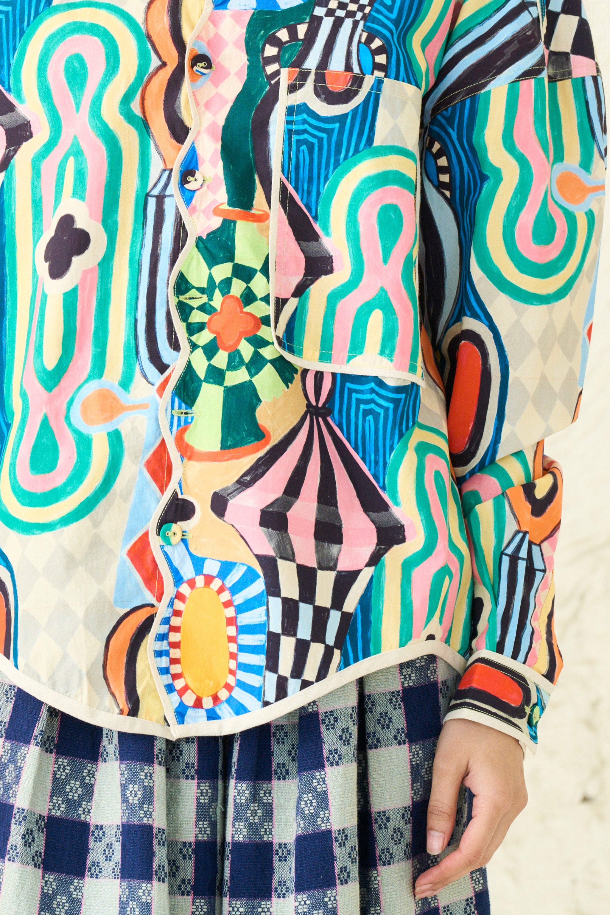 STUDIO SHIRT | MOROCCO PRINT