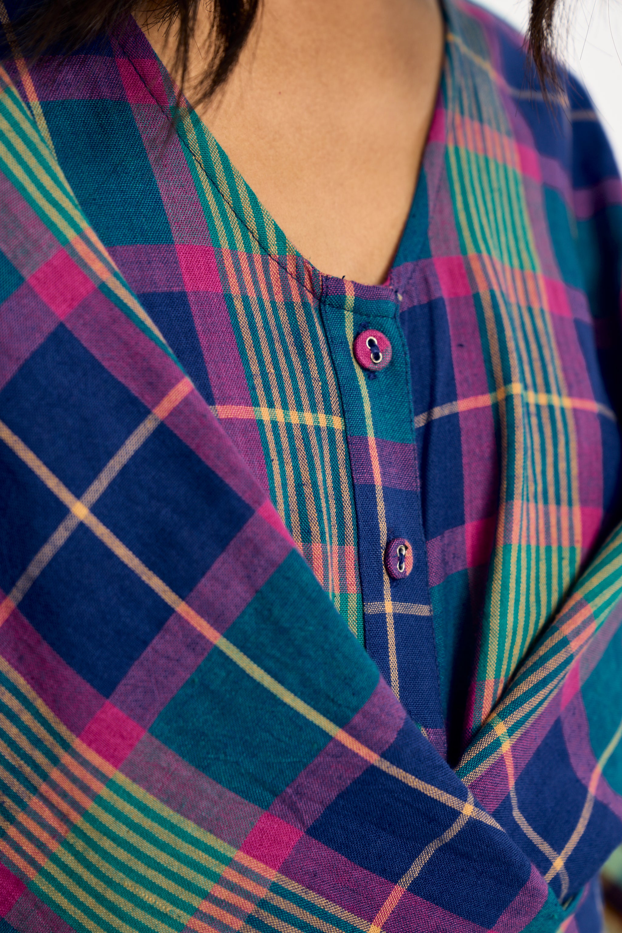 VENUS WRAP JUMPER | ELECTRIC IVY