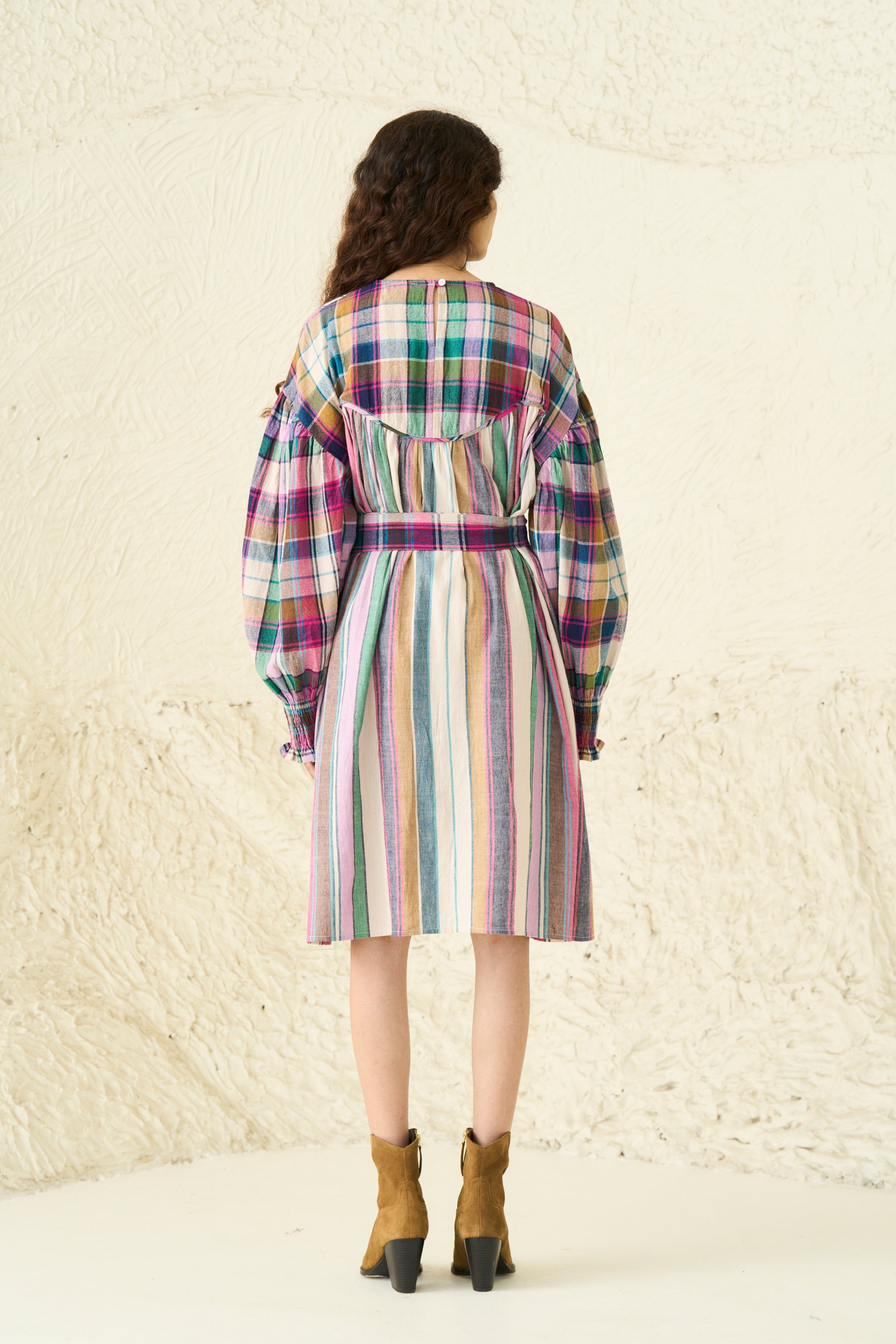 AUTUMN DRESS | JUNO CHEX X STRIPES