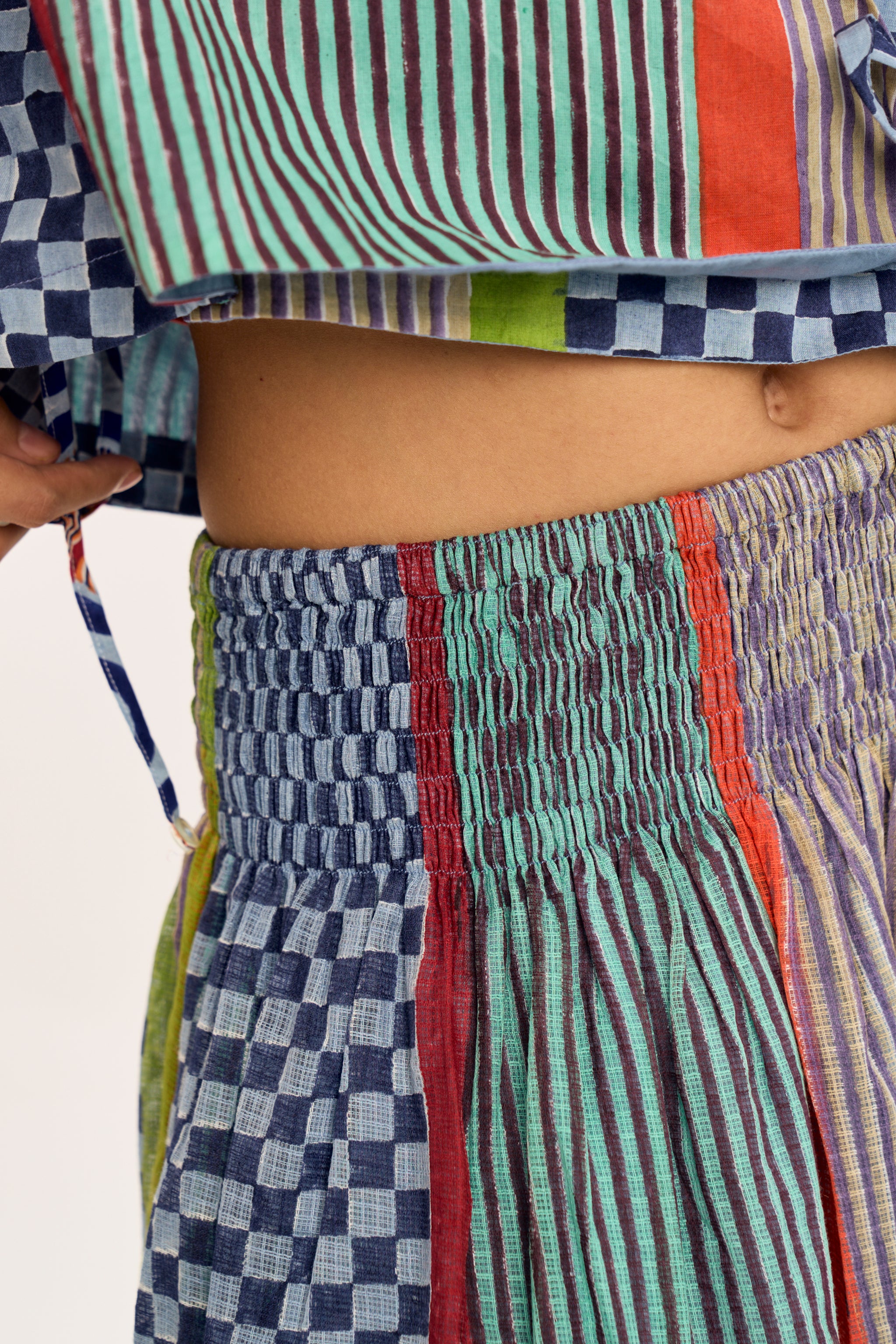 HUE SKIRT | FIELD GRID