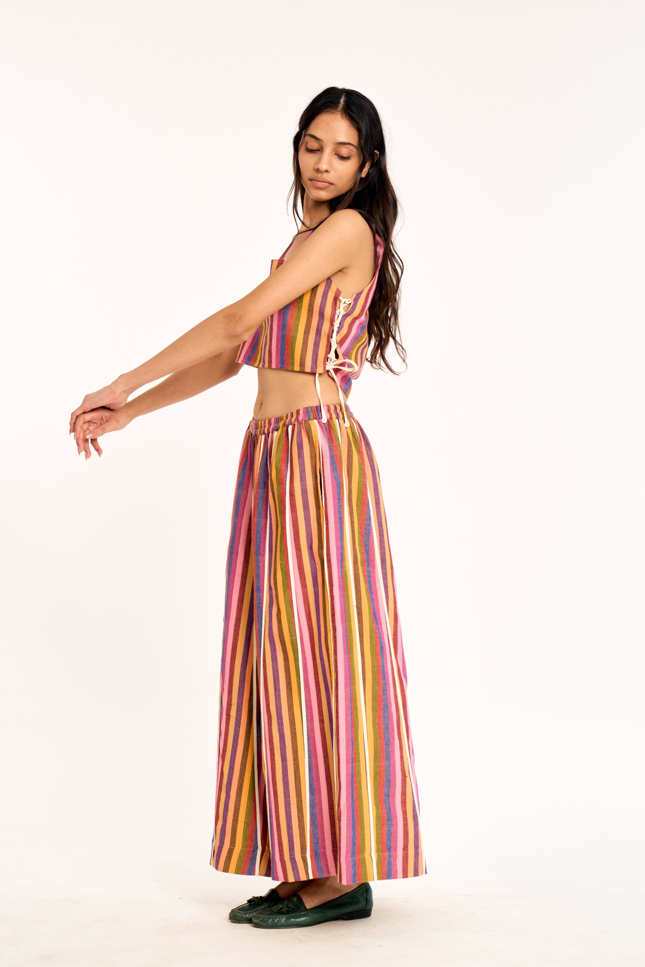 CLOVER PANTS | CRAYON	STRIPES