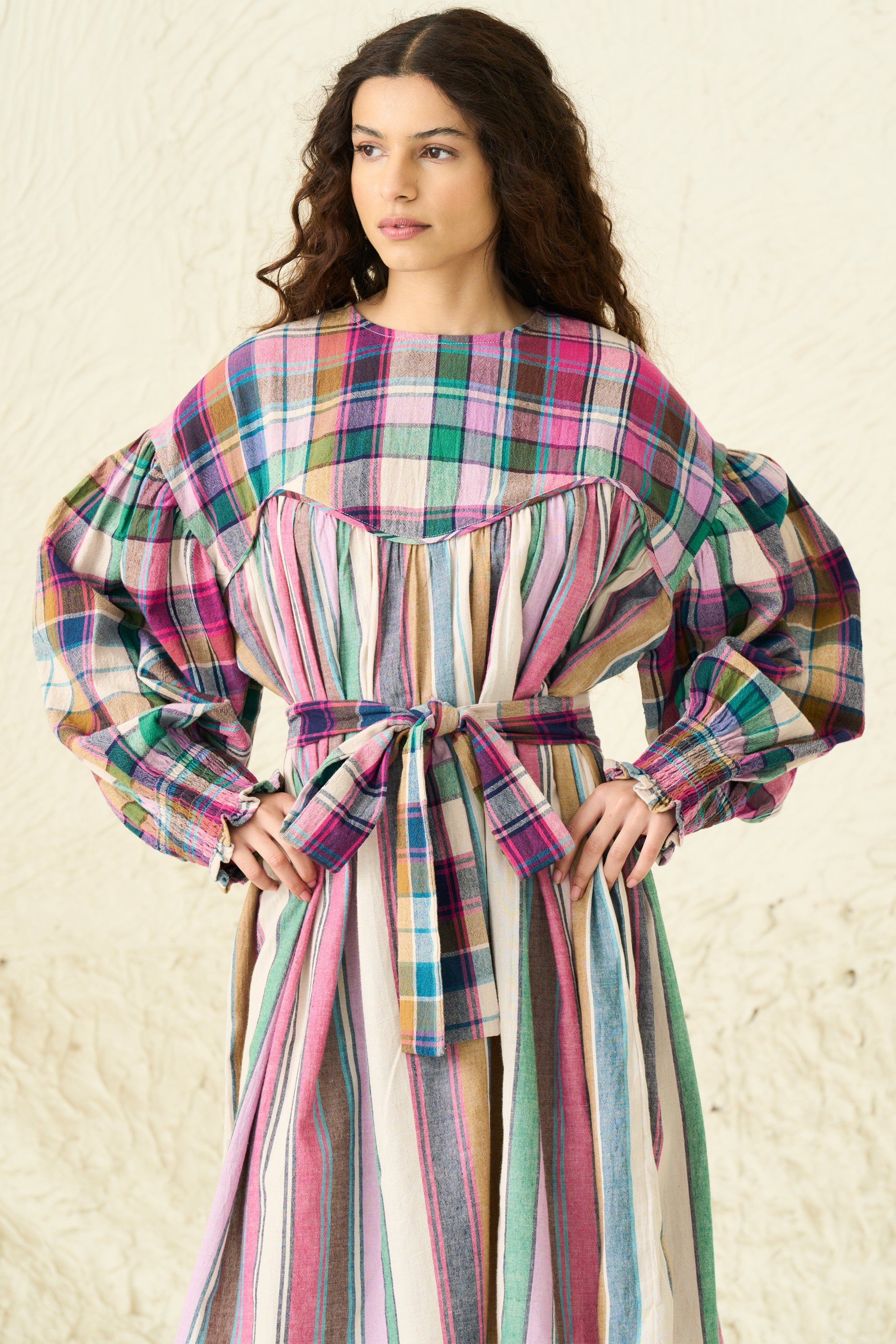 AUTUMN DRESS | JUNO CHEX X STRIPES