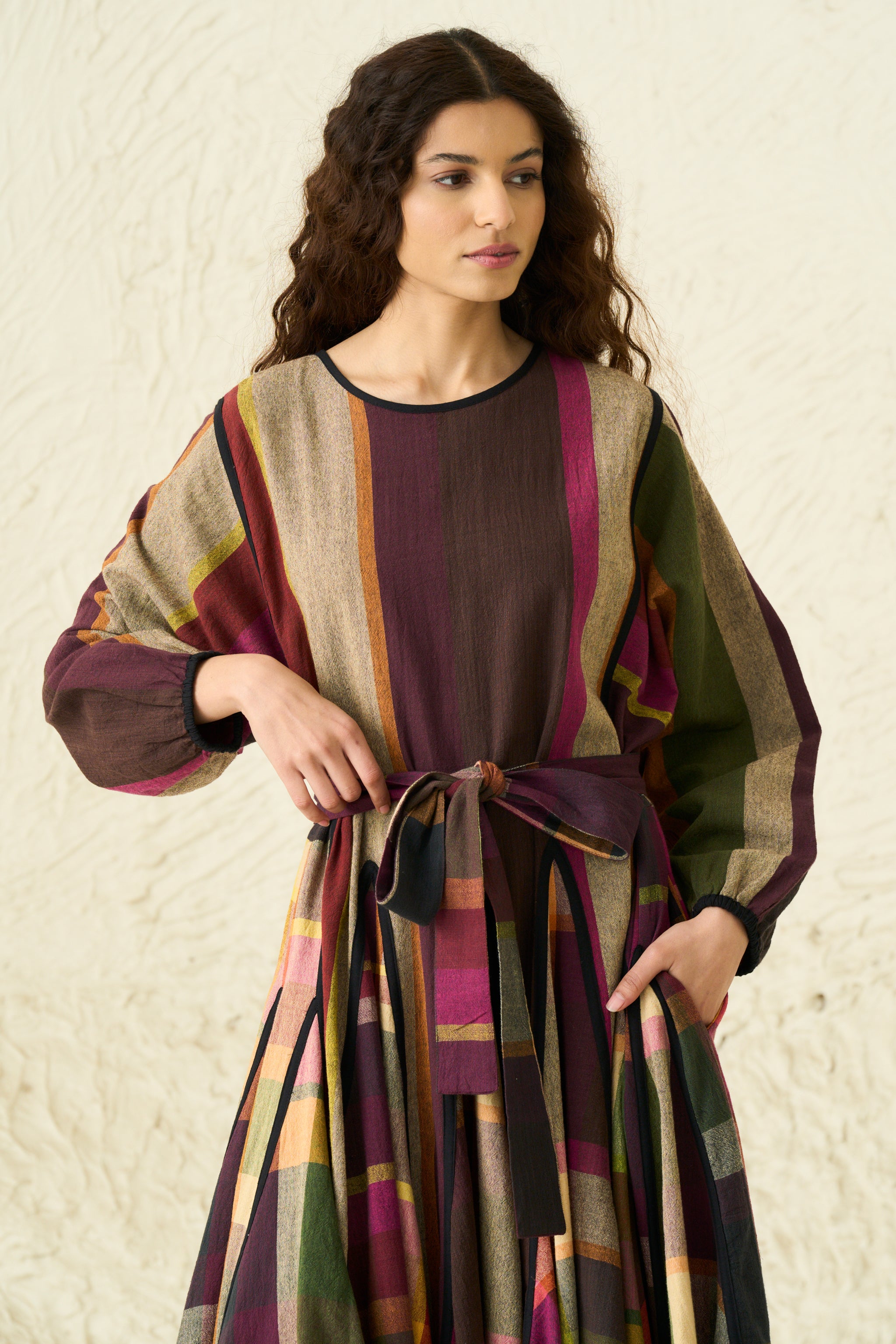 ALEXA DRESS | SUNDAE STRIPES & CHEX