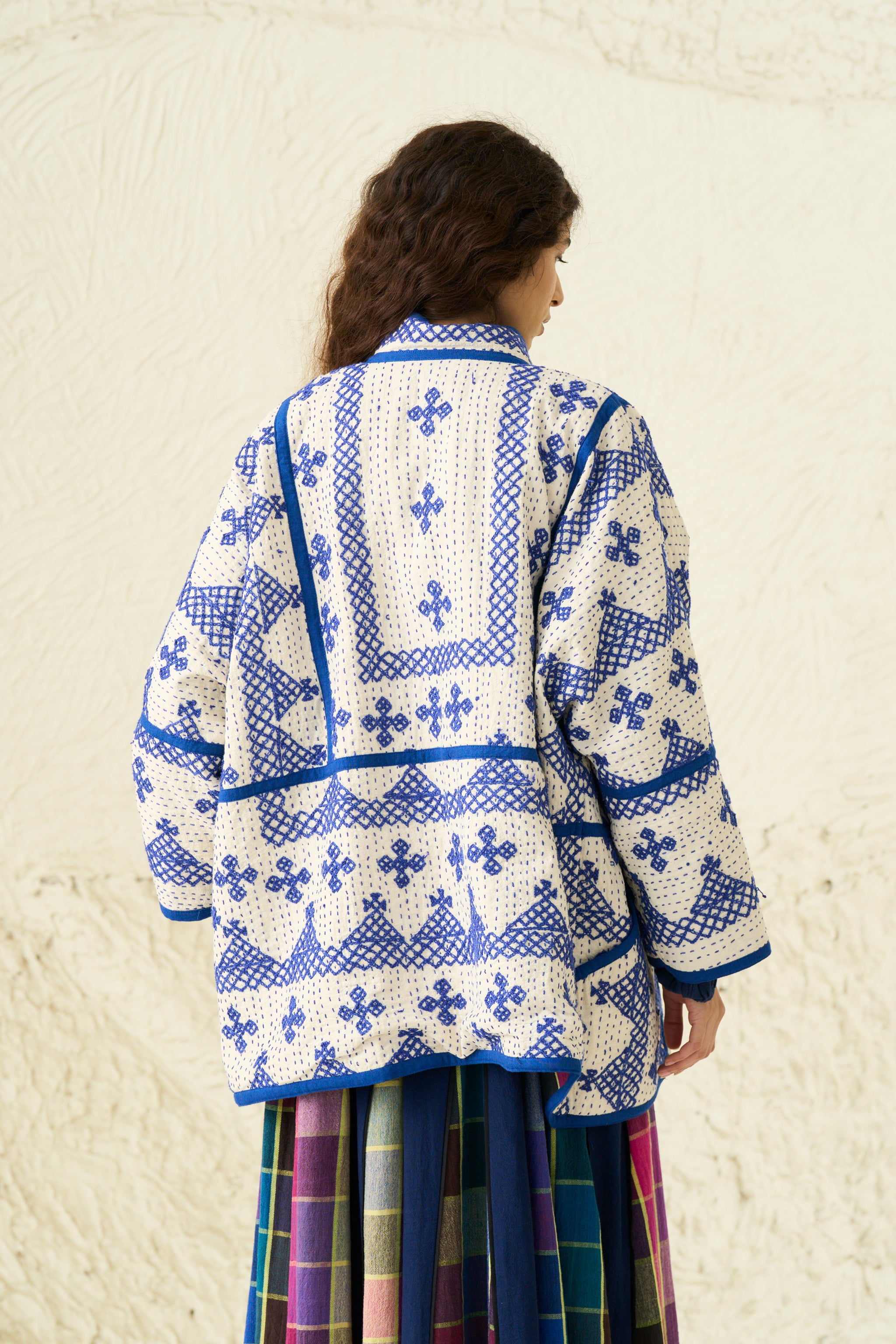 REVIVAL JACKET | ORB CHEX X BLUE HOUR QUILT