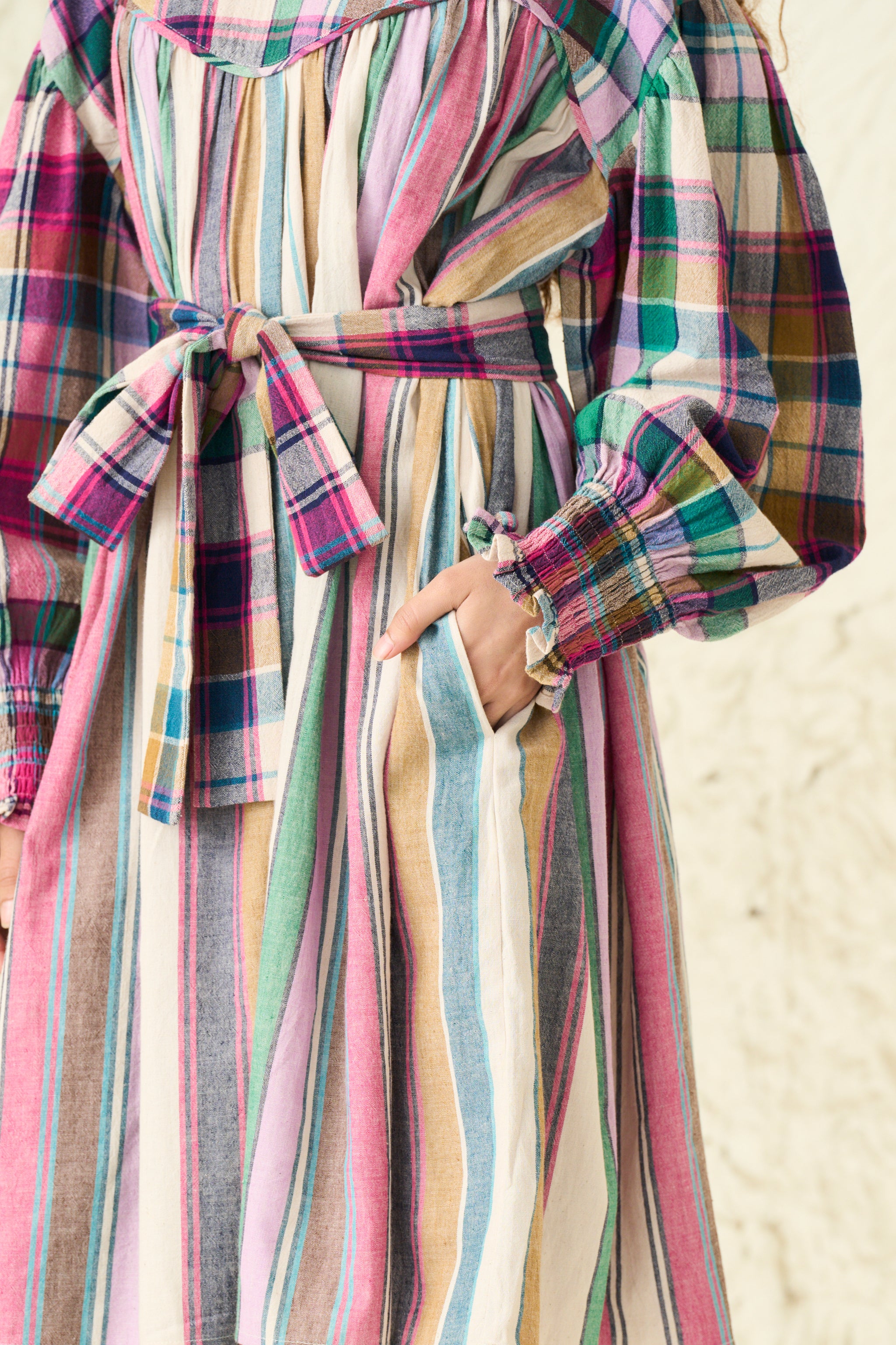 AUTUMN DRESS | JUNO CHEX X STRIPES