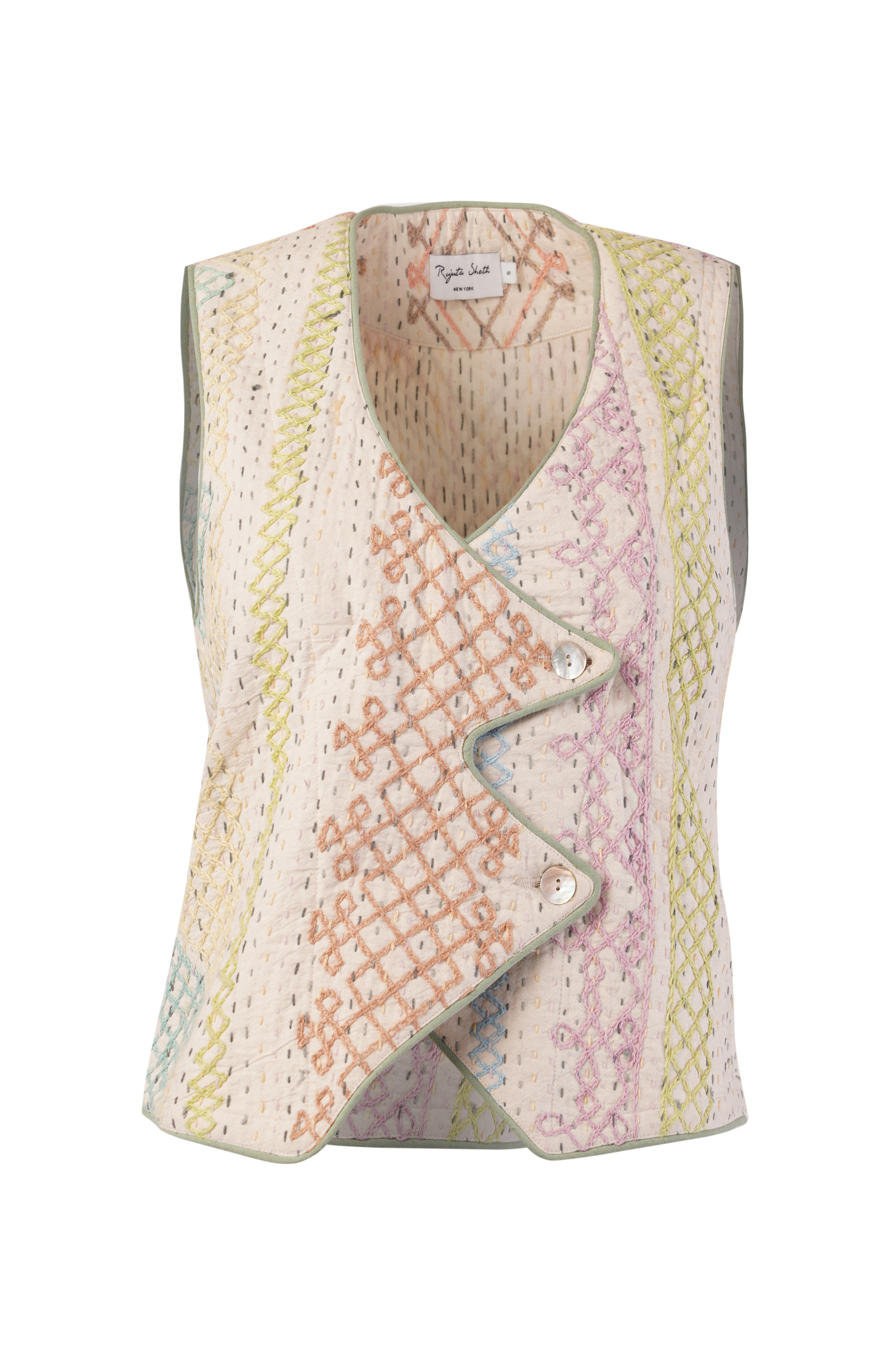 CARMEN VEST | GARDEN MOSAIC