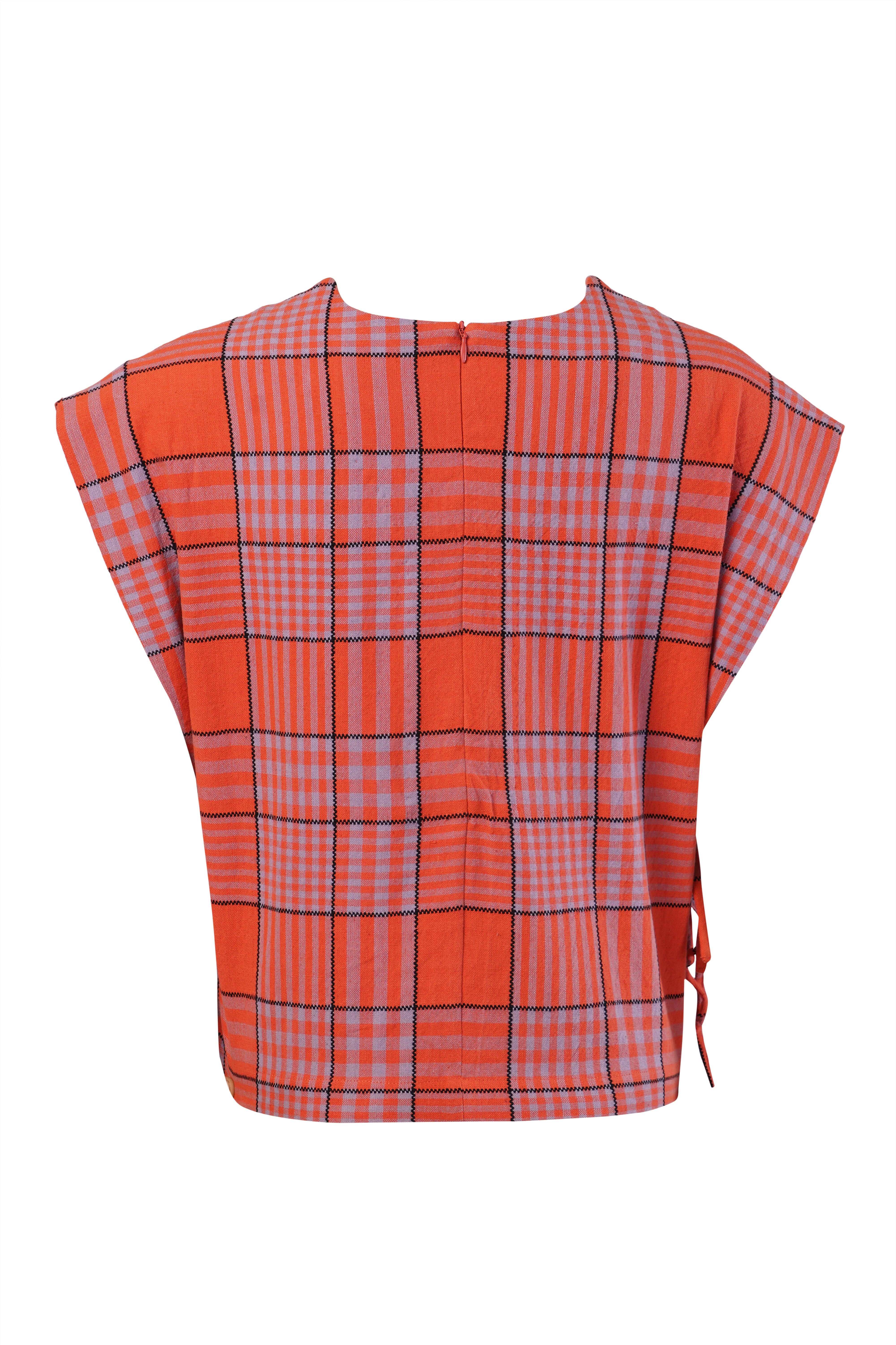 DAYNA TOP | HIBISCUS GRID