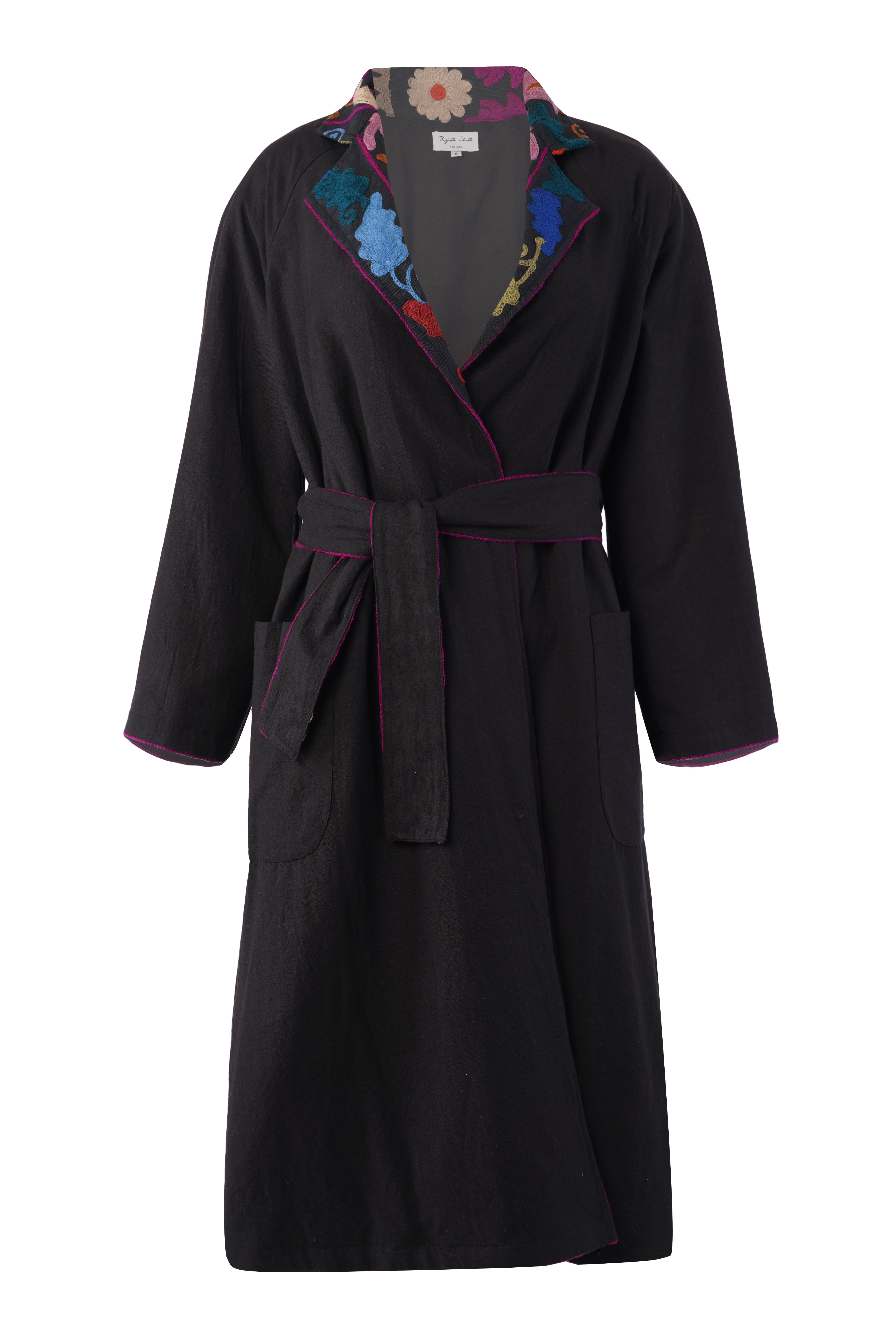 CHELSEA REVERSIBLE COAT | FLORA X NOIR