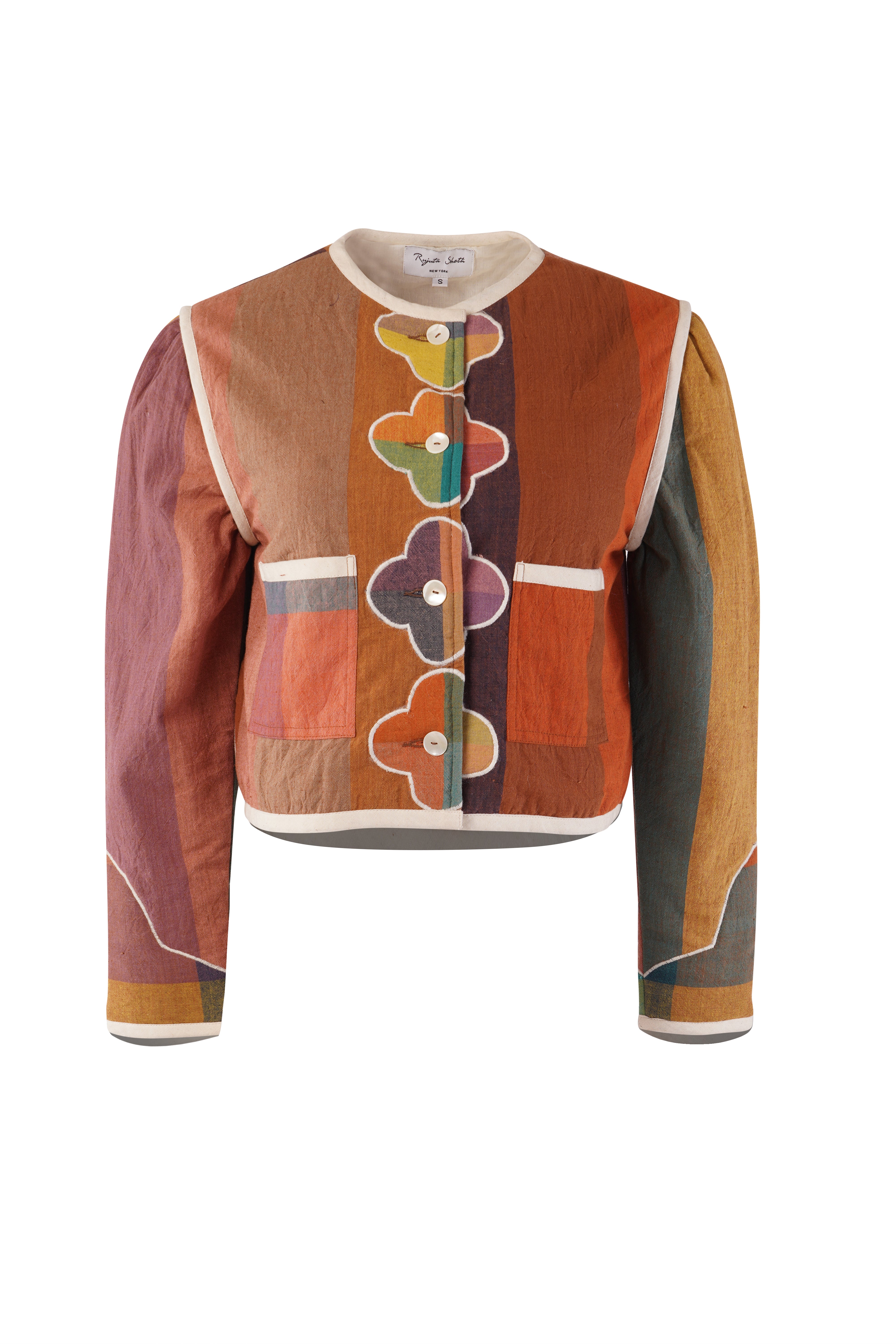 FLEUR JACKET |  CONFETTI CHEX X STRIPES
