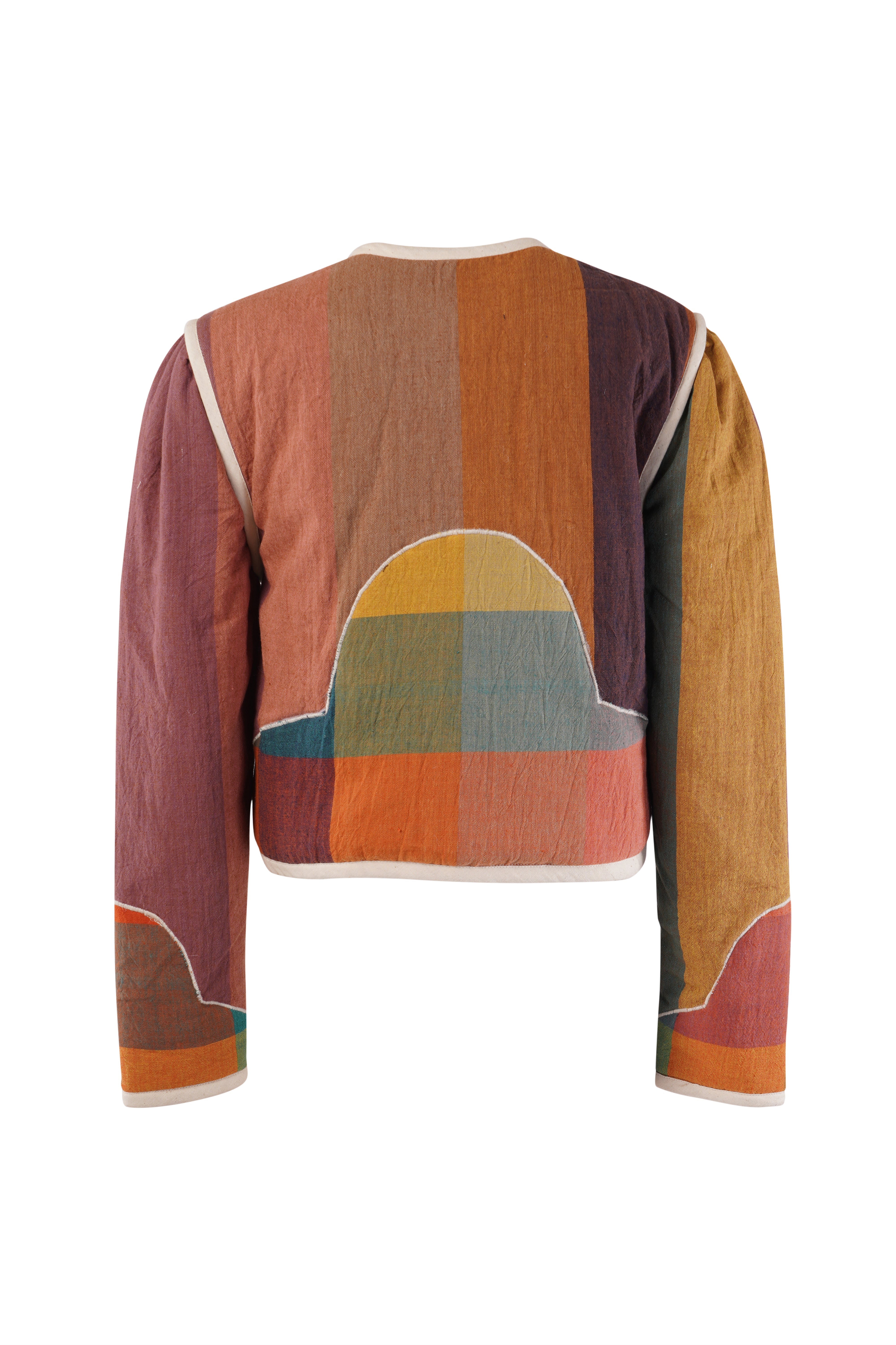 FLEUR JACKET |  CONFETTI CHEX X STRIPES