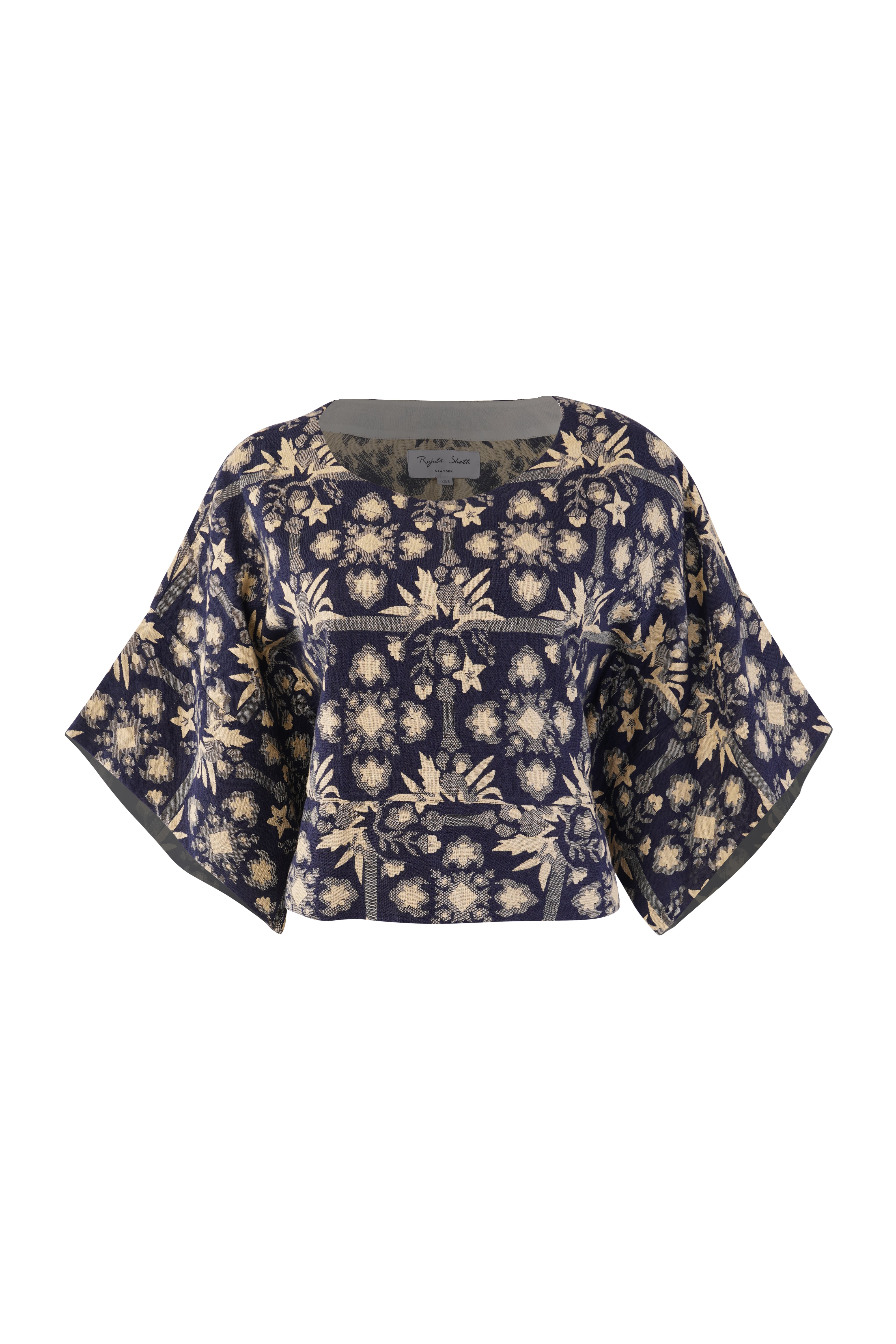 MIRA TOP | BOUQUET JACQUARD