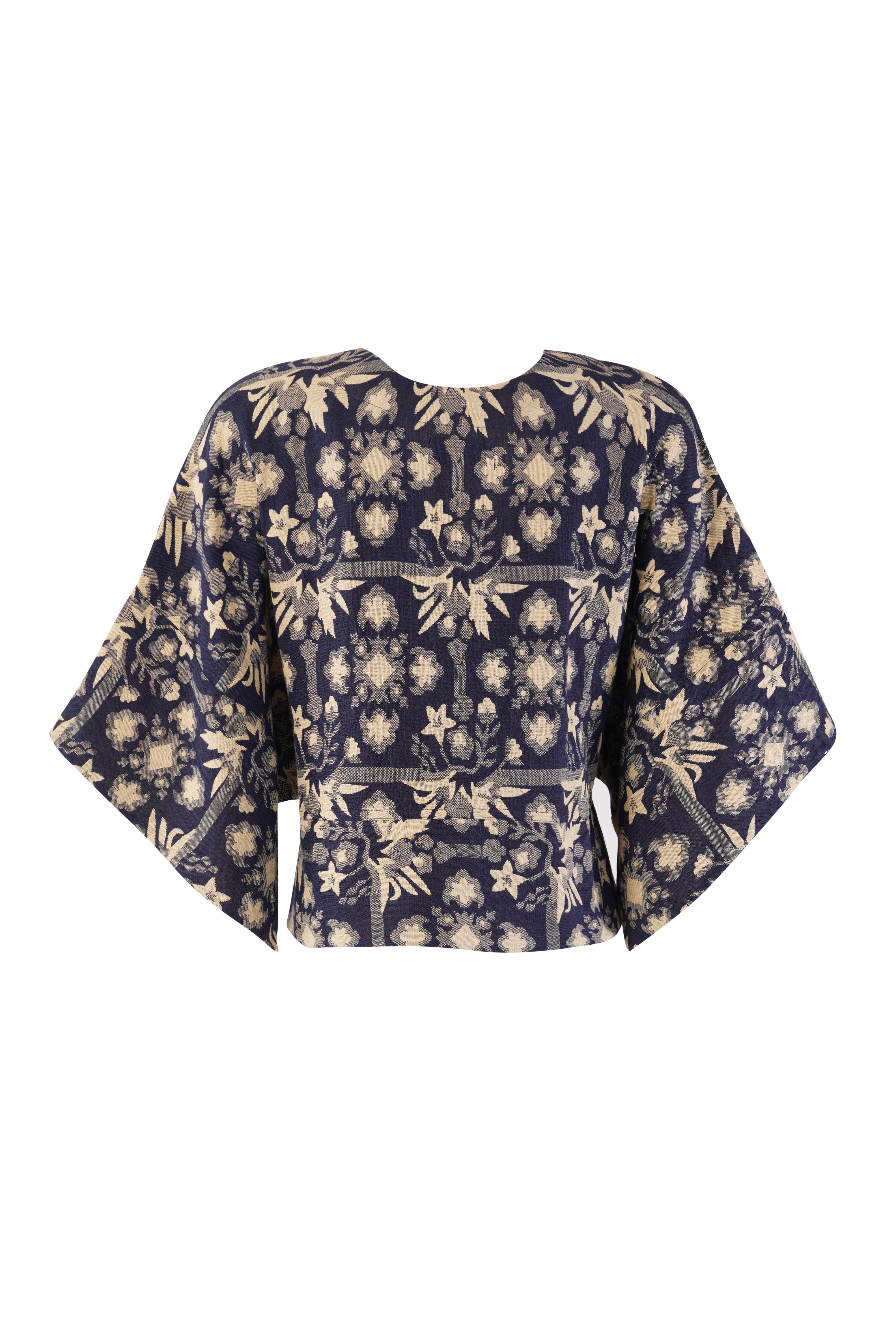 MIRA TOP | BOUQUET JACQUARD