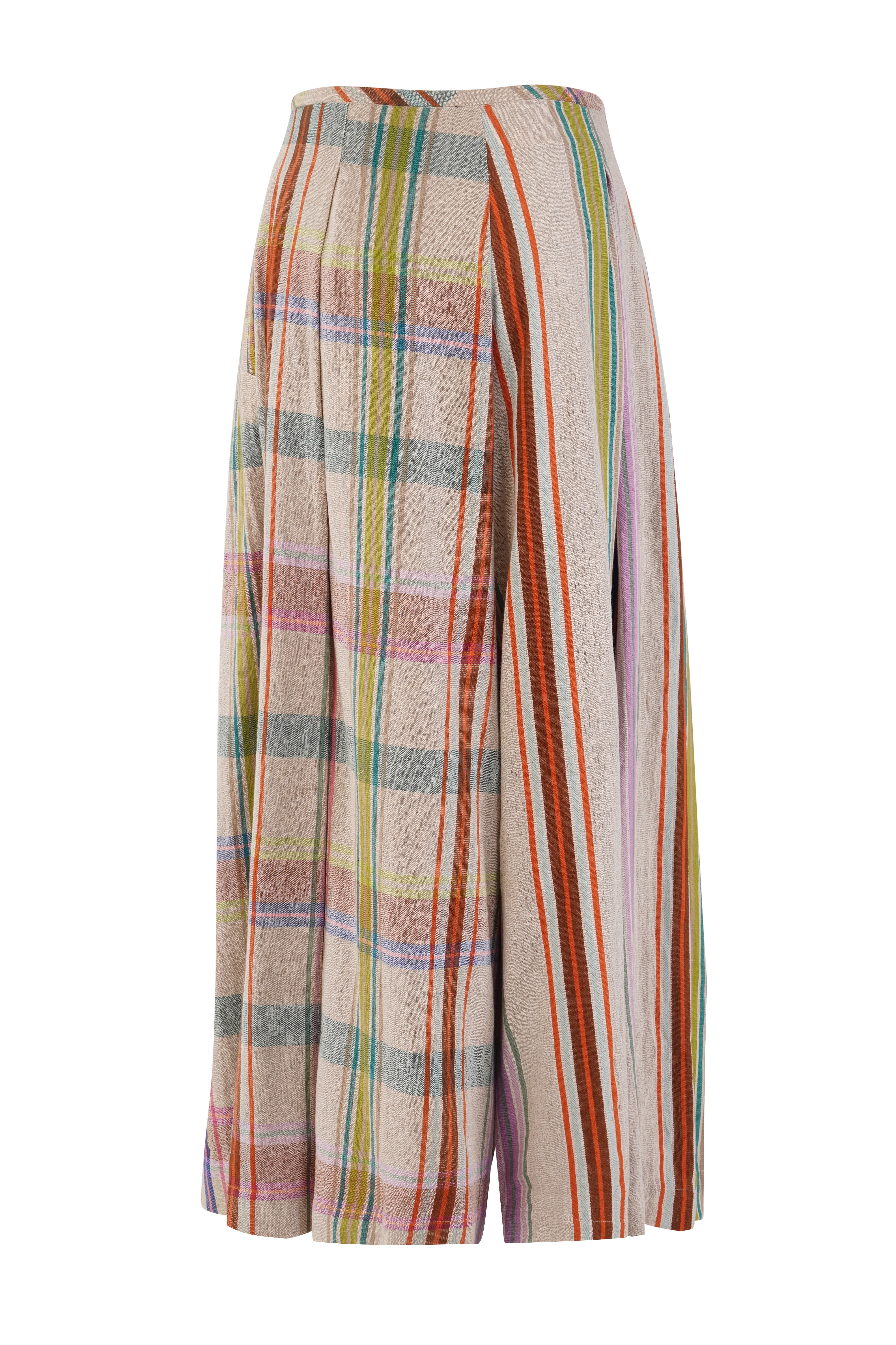 FRIDA PANTS |  KULFI CHEX X STRIPES