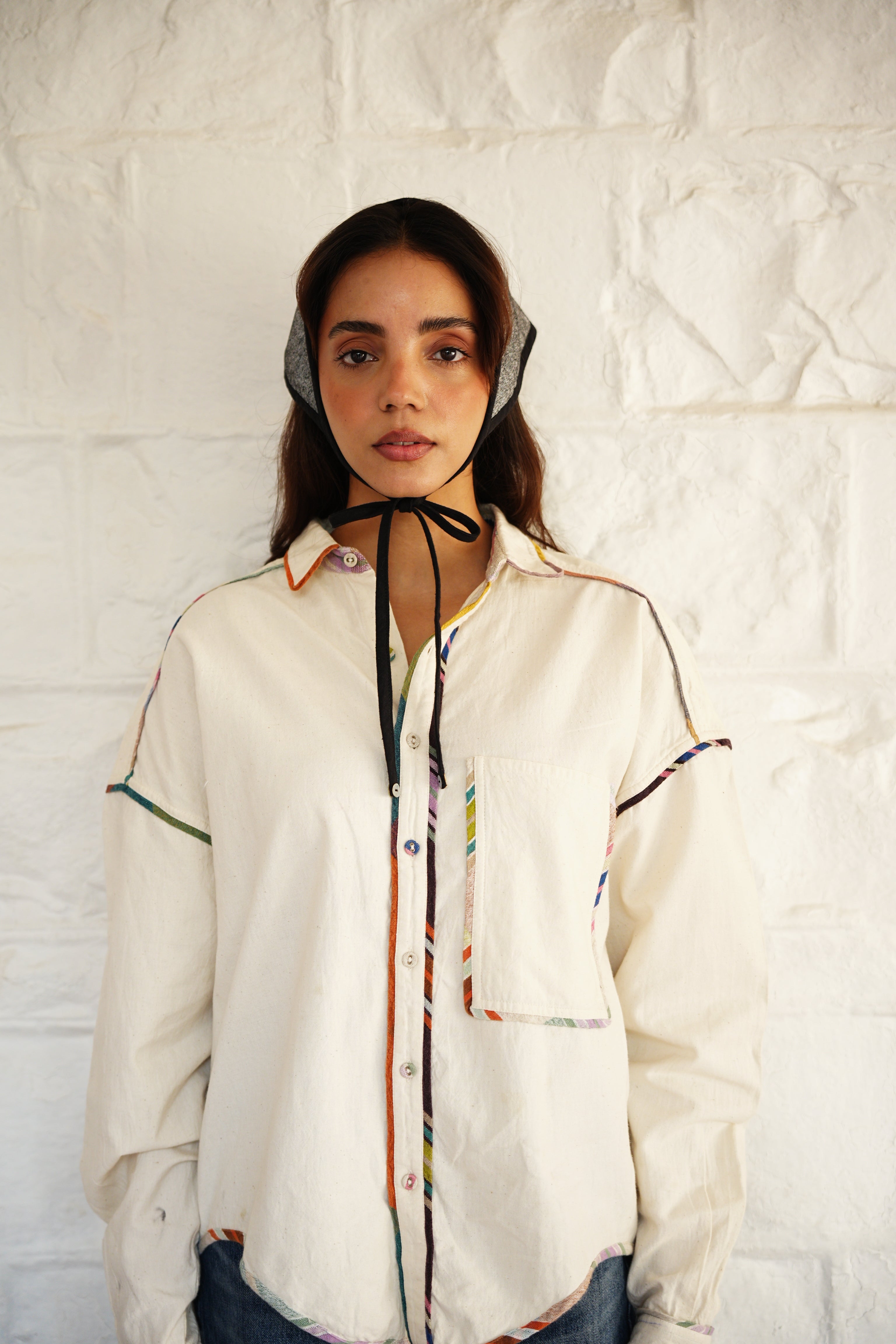 TINSEL BANDANA | SILVER