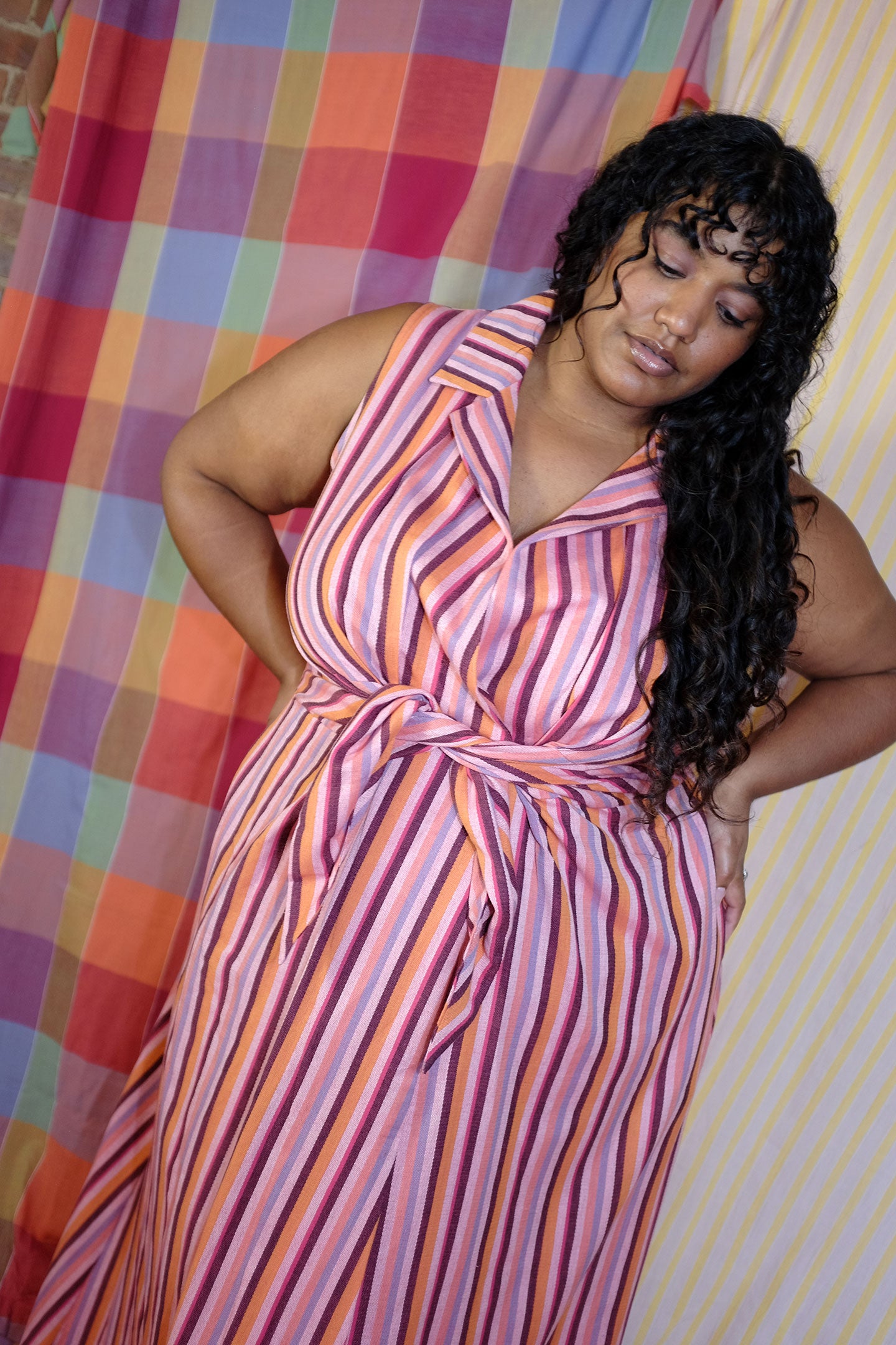 EMILY DRESS | TAXI STRIPES