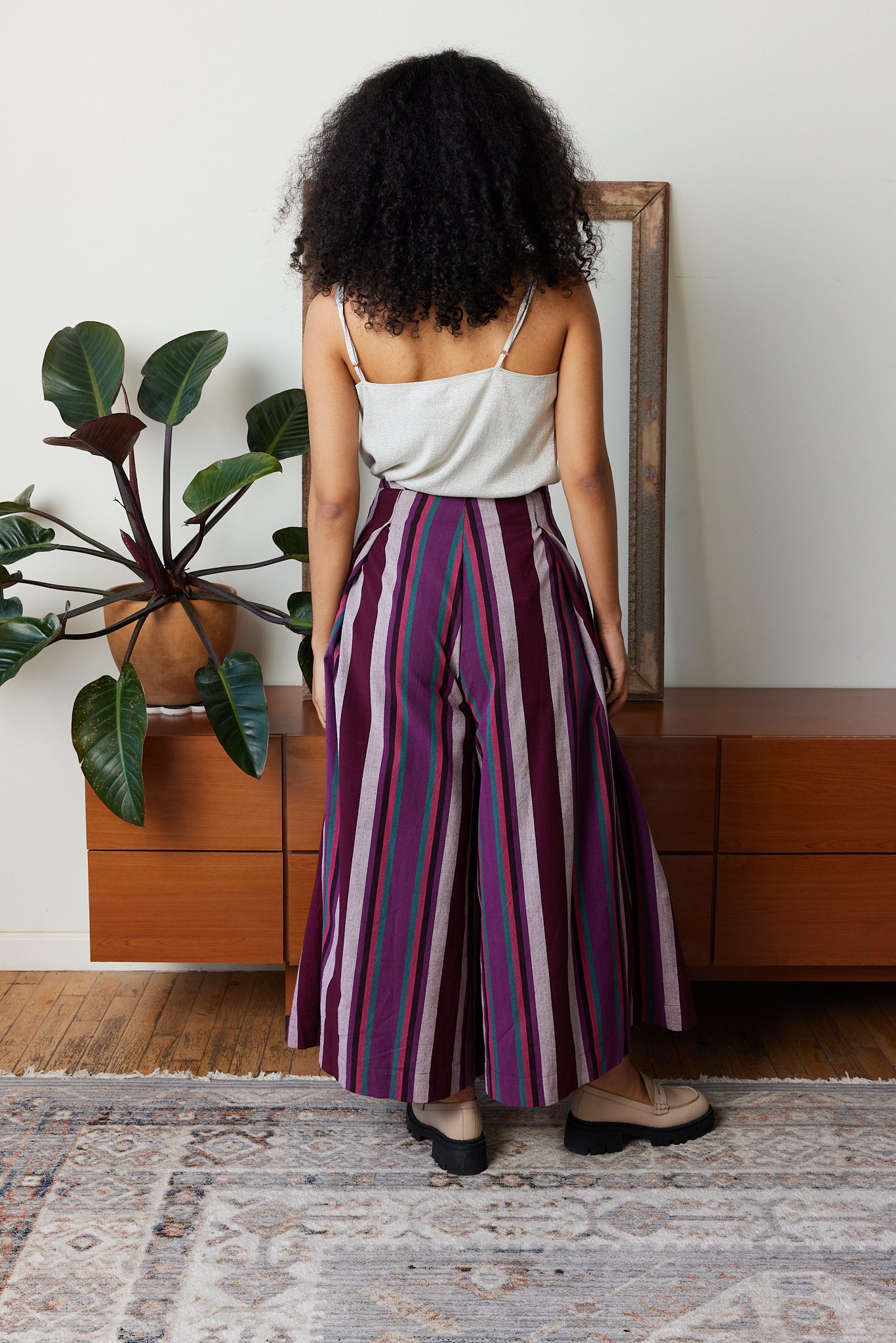 FRIDA PANT | LAVENDER FEILD STRIPE