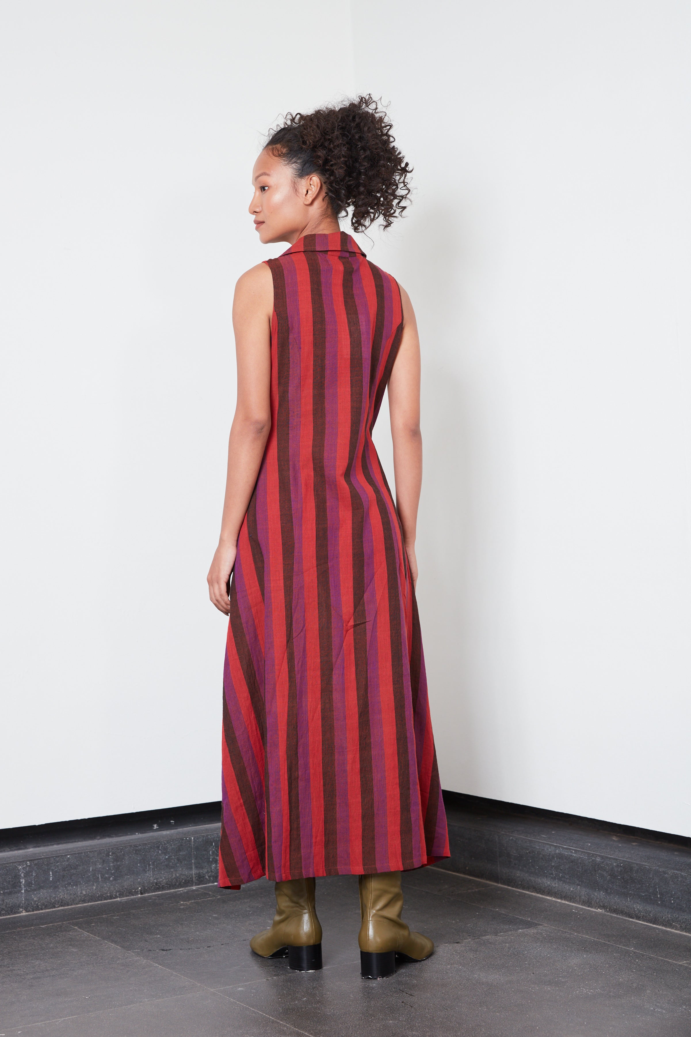 Emily Dress | Jewel Stripe