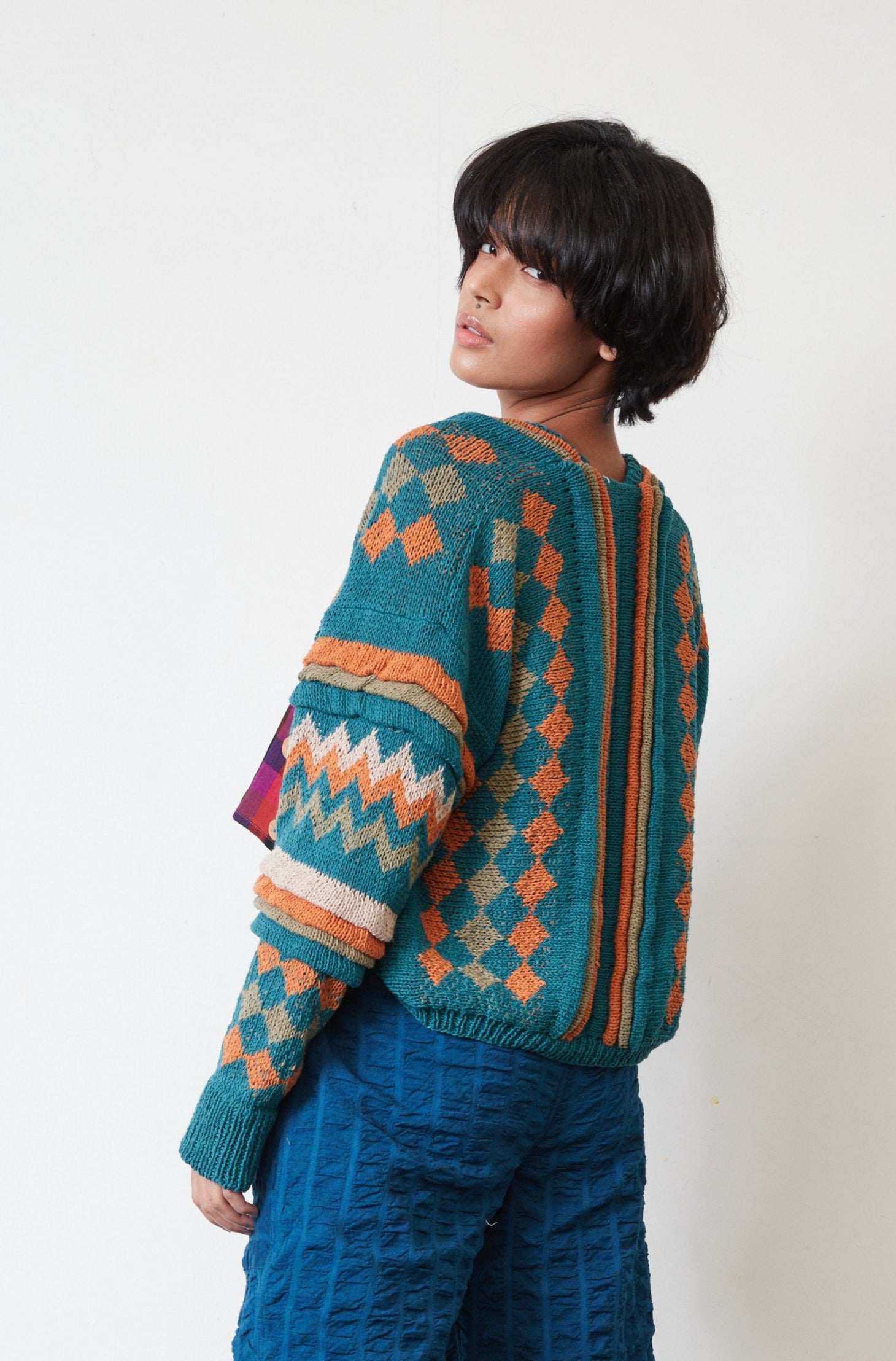 Morgan Sweater | Primary Stripe