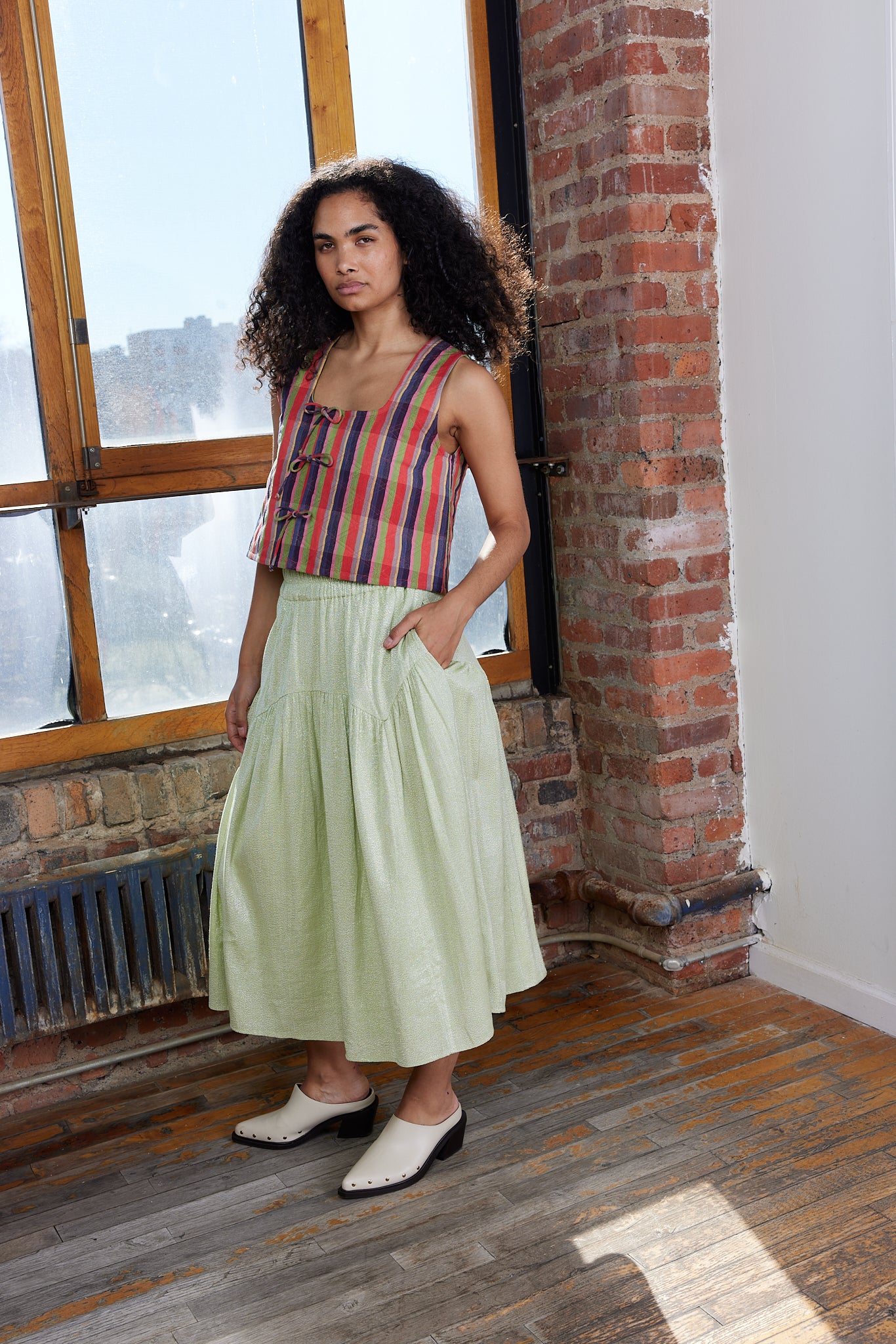 MARA SKIRT | FRESH GREEN