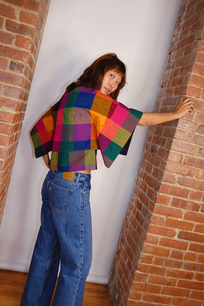 Buy Mira Top | Multi Chex Tops – Rujuta Sheth