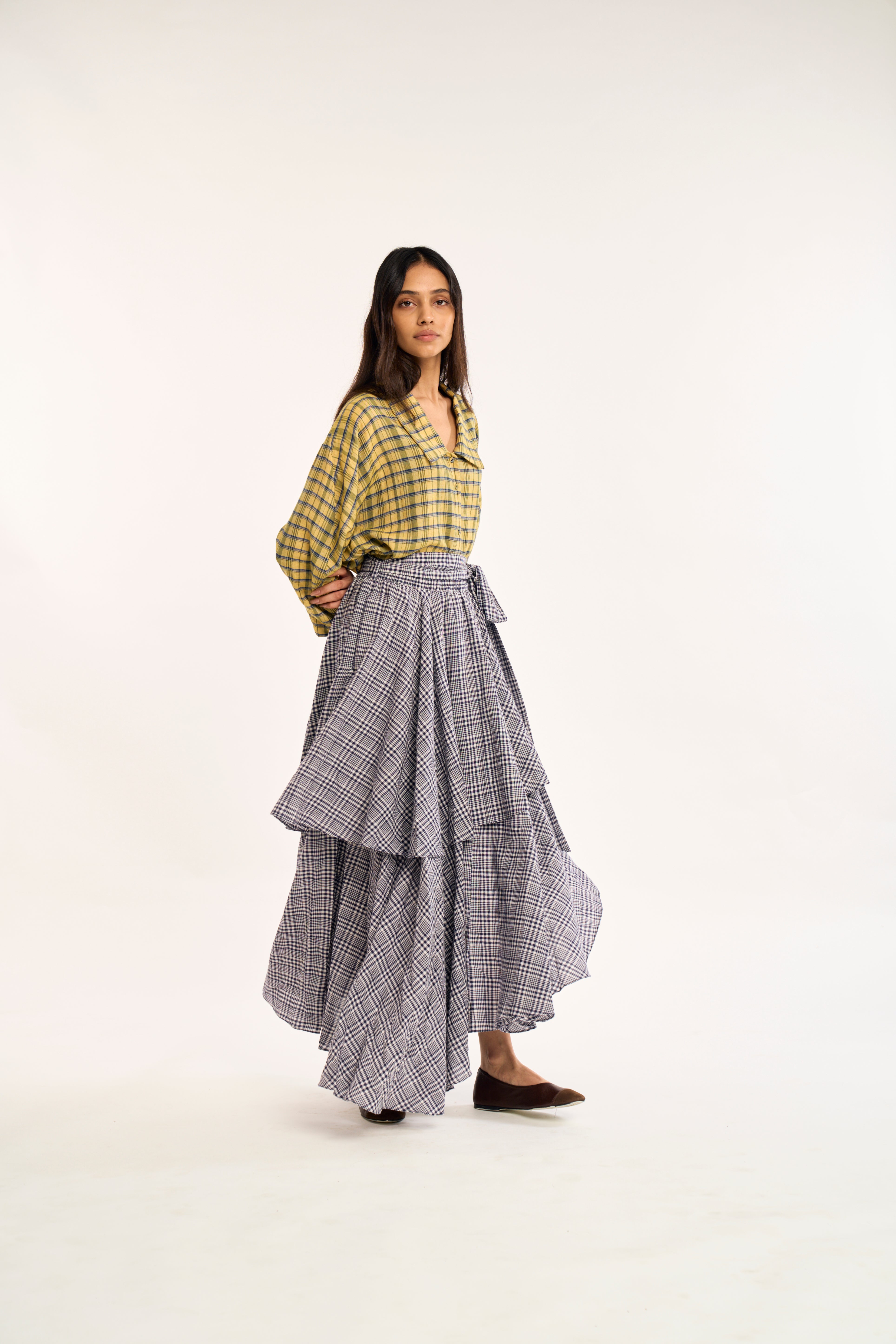 CIRCA SKIRT | KELP CHEX