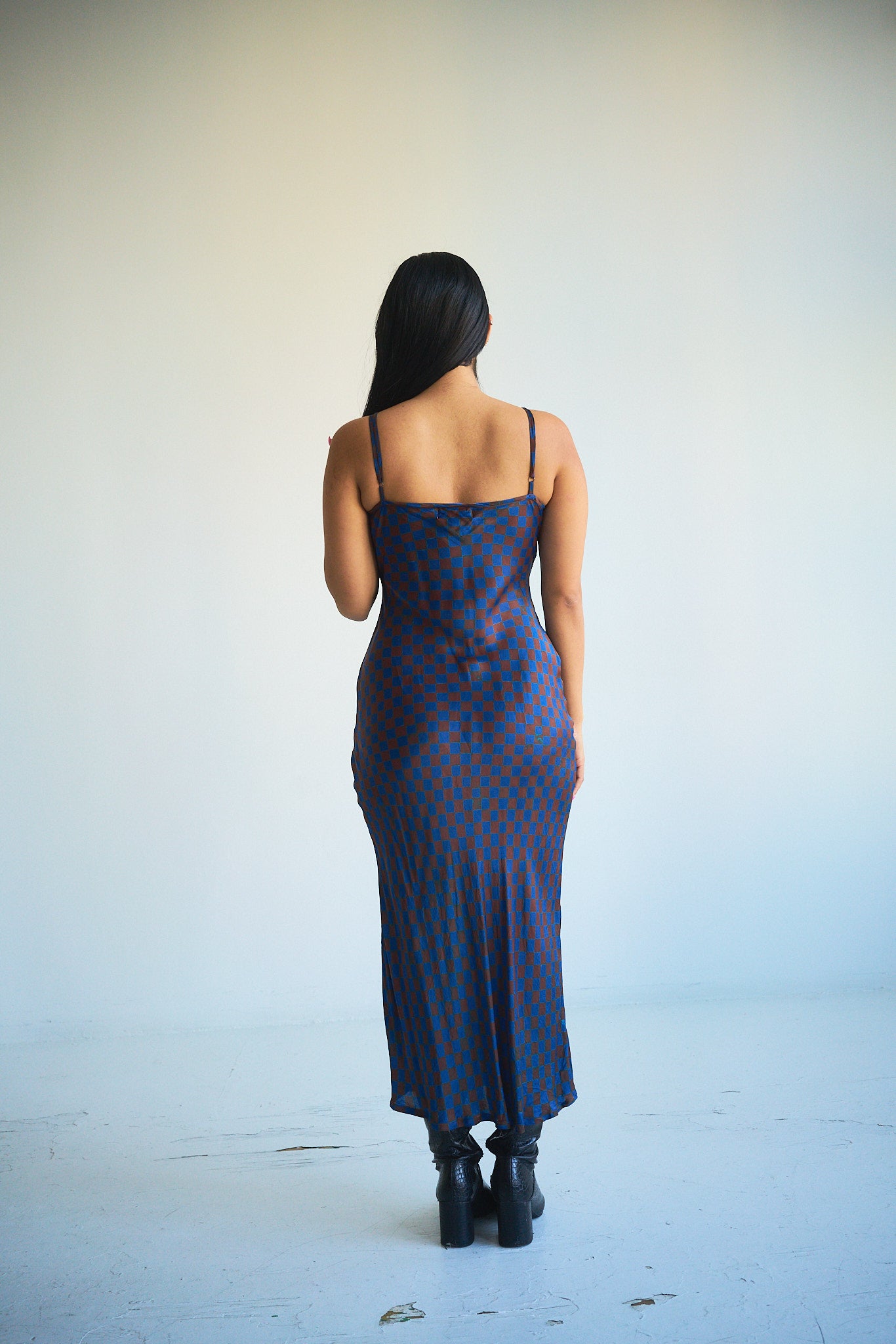 Frida Slip Dress | Quora Diamond Block Print