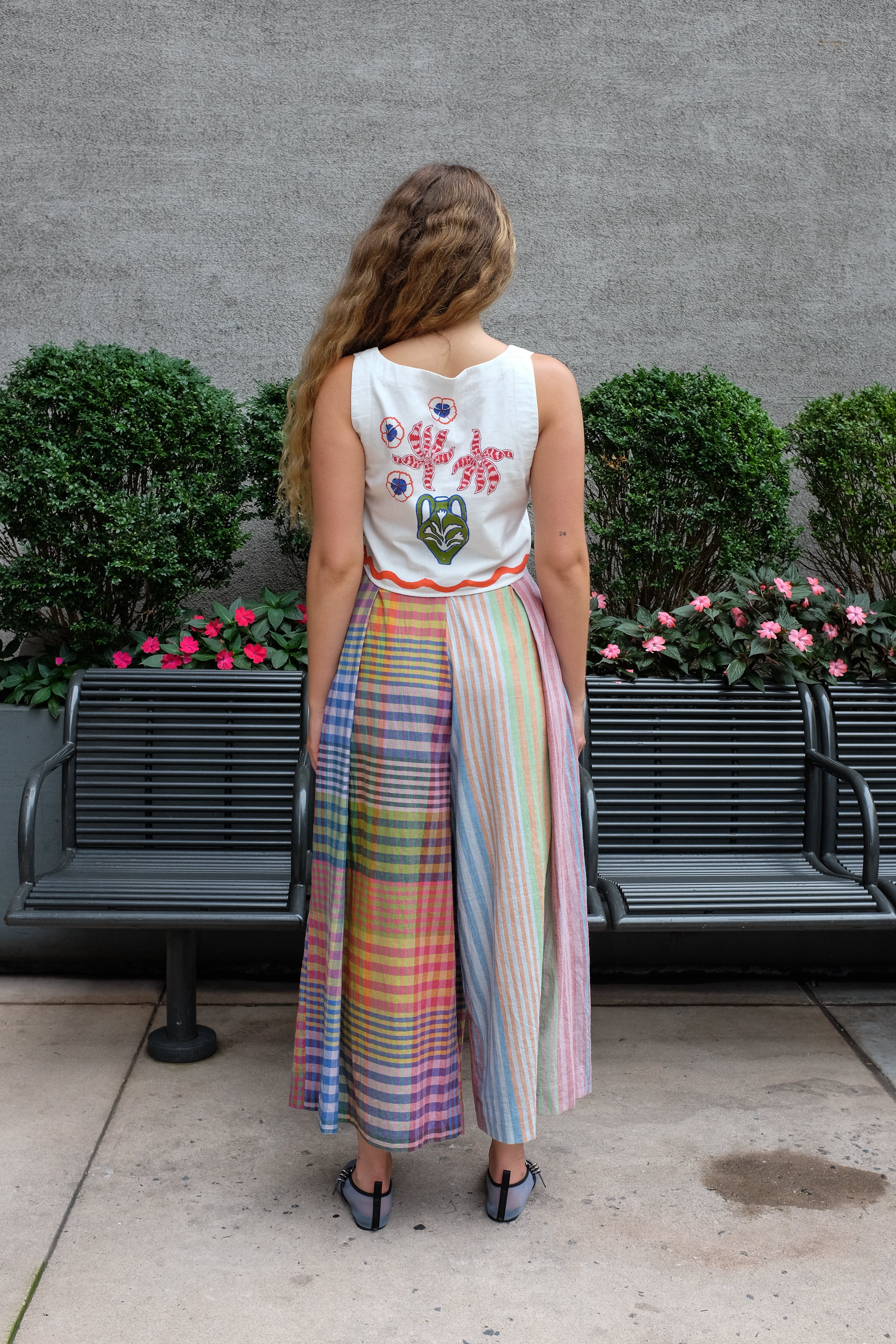 FRIDA PANTS | POSTCARD STRIPE X CHEX