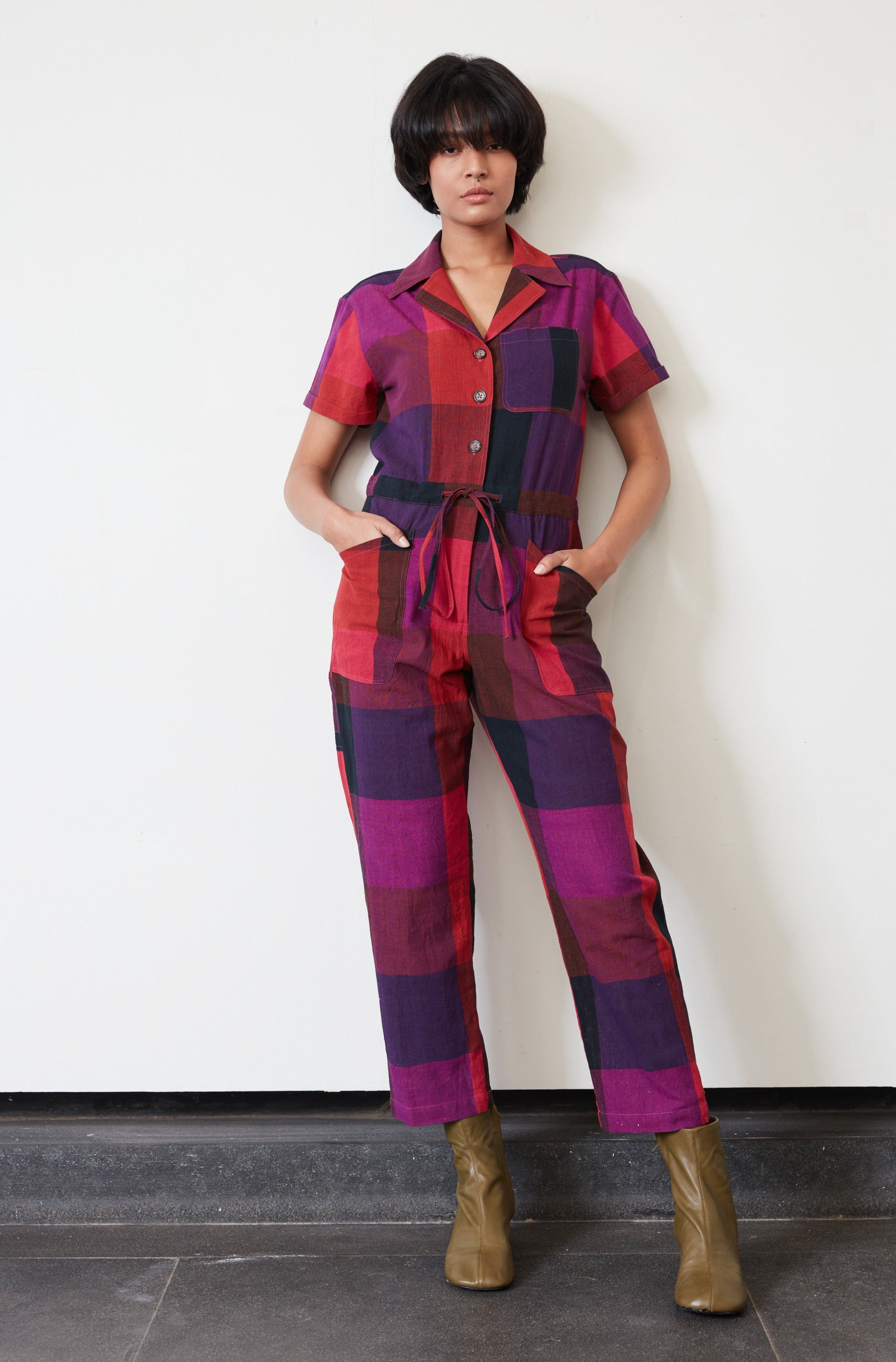 Ray Jumpsuit | Kinetic Chex
