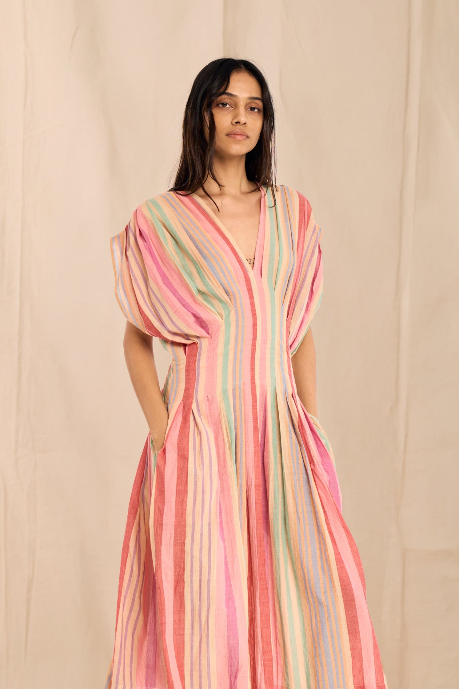 SOHO DRESS | POPSICLE STRIPES