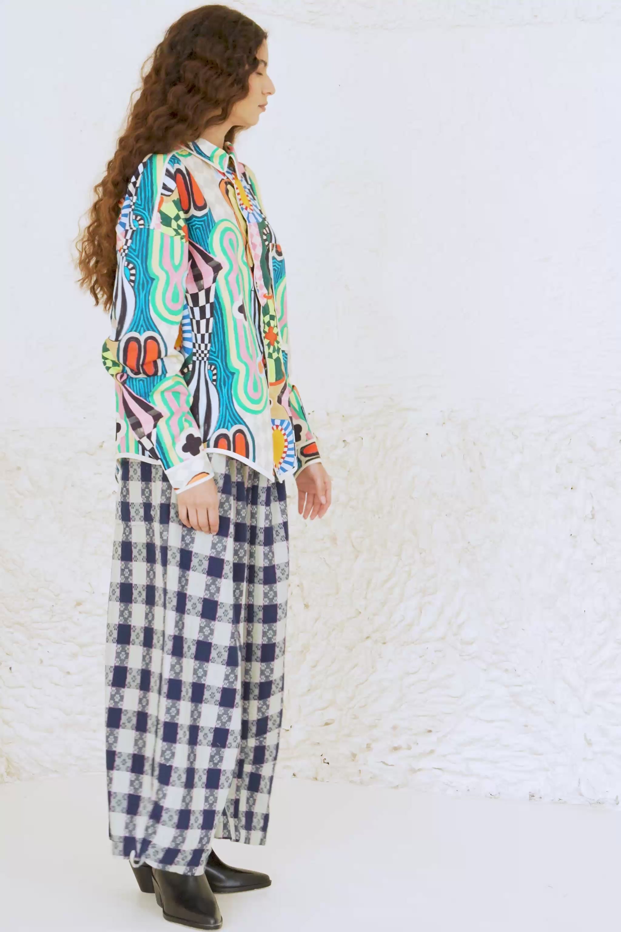 STUDIO SHIRT | MOROCCO PRINT