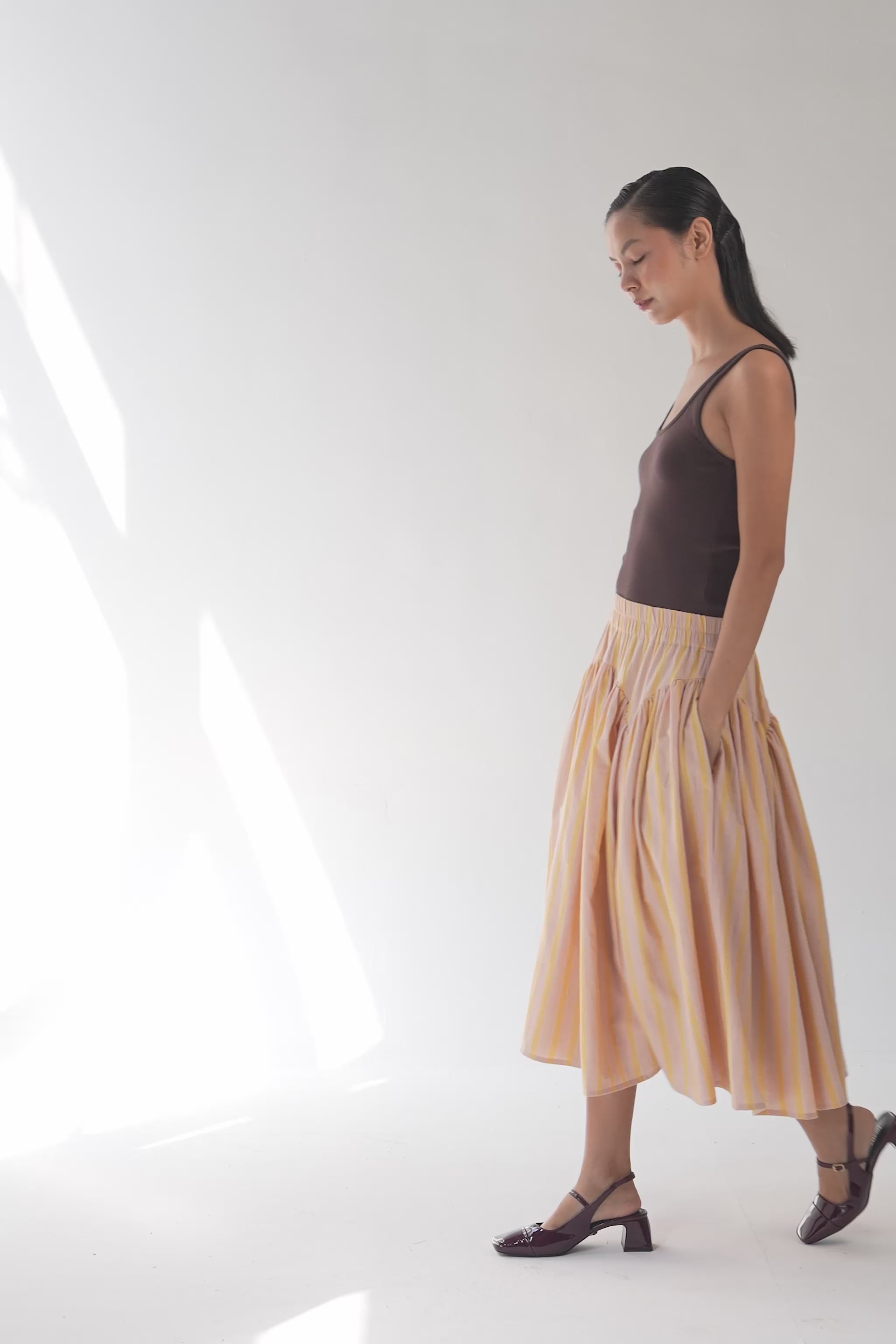 BELLA SKIRT | SUNRAY STRIPES