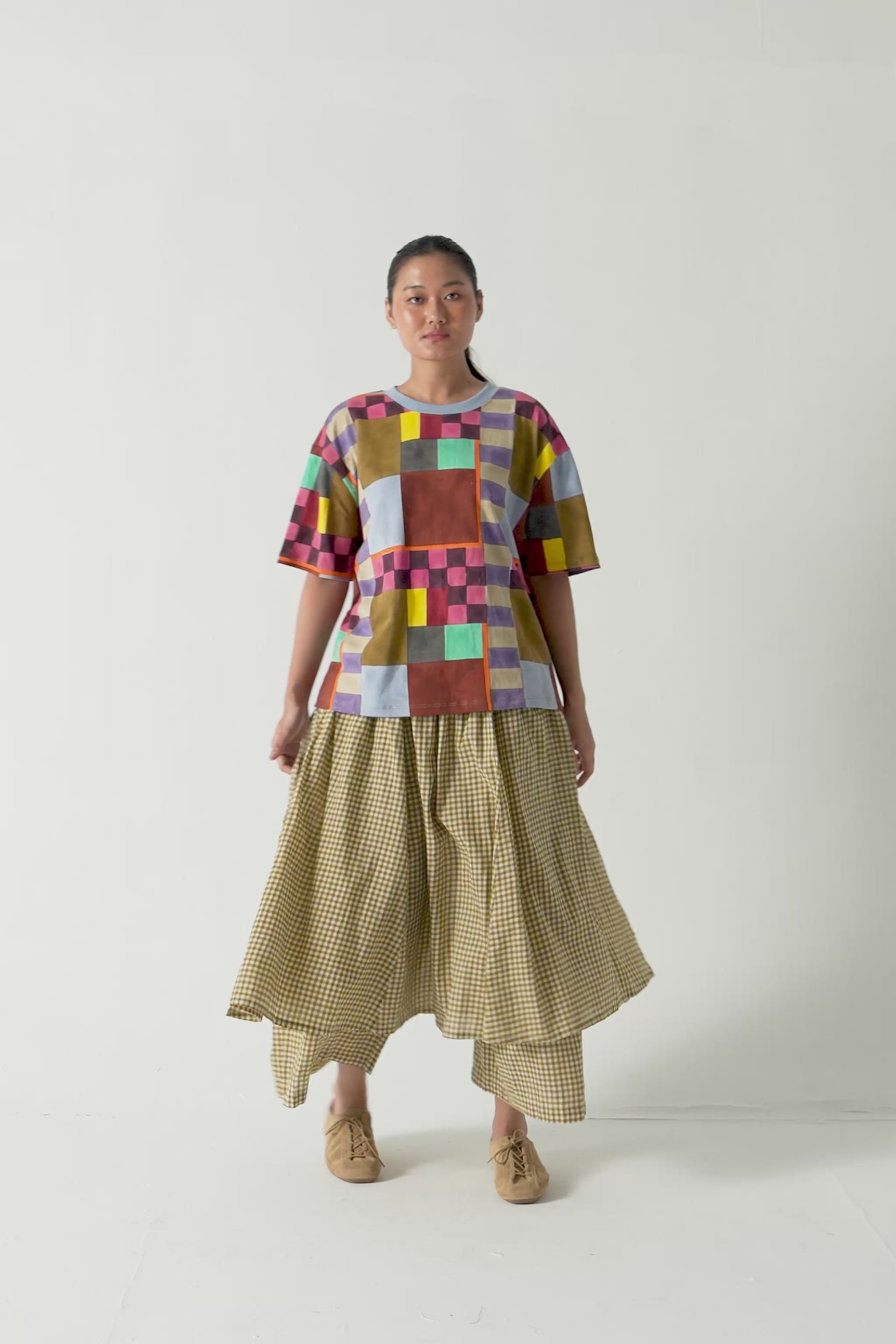 RUE PANTS | TOFFEE CHEX