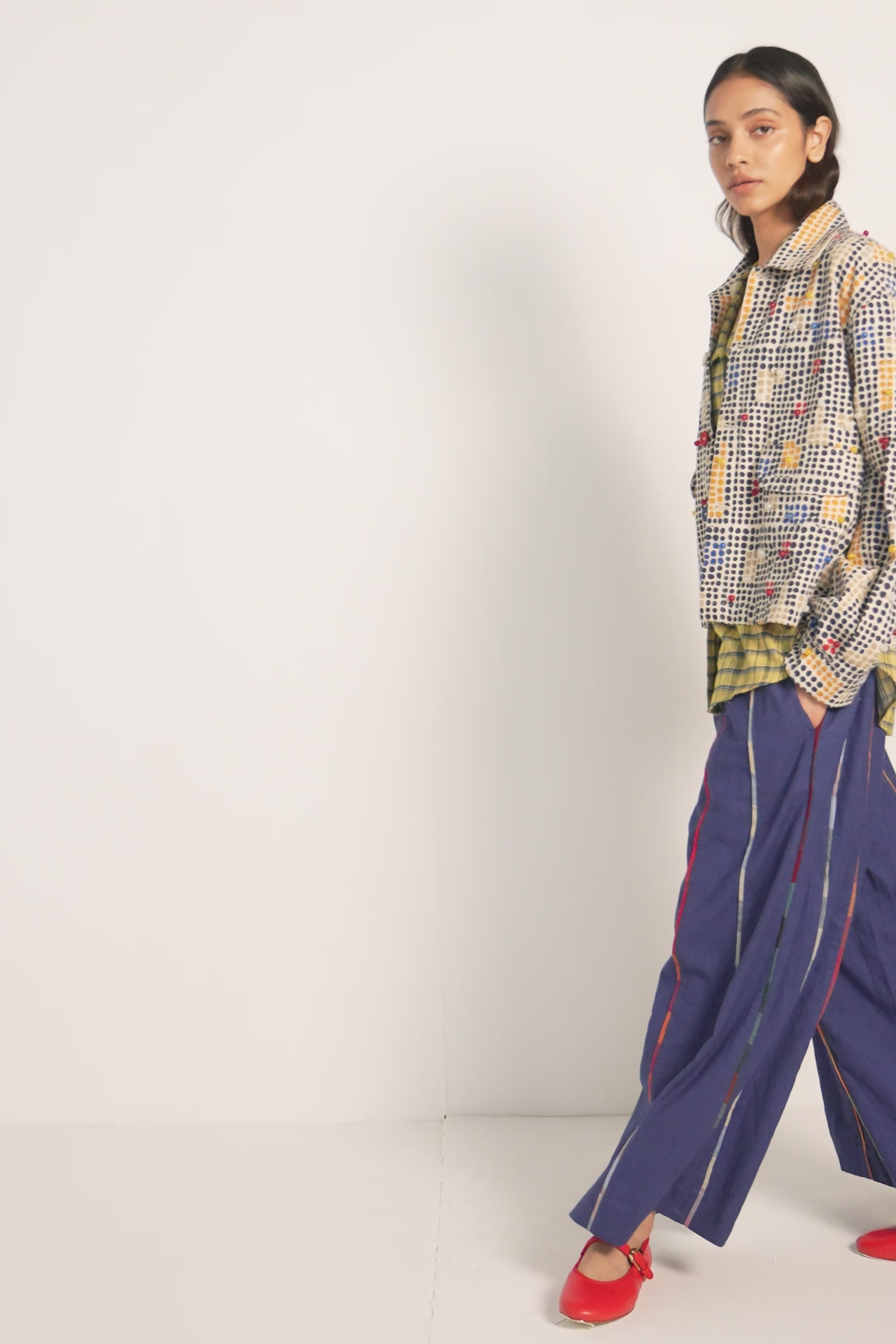 ASTRID JACKET | TIC TAC PRINT