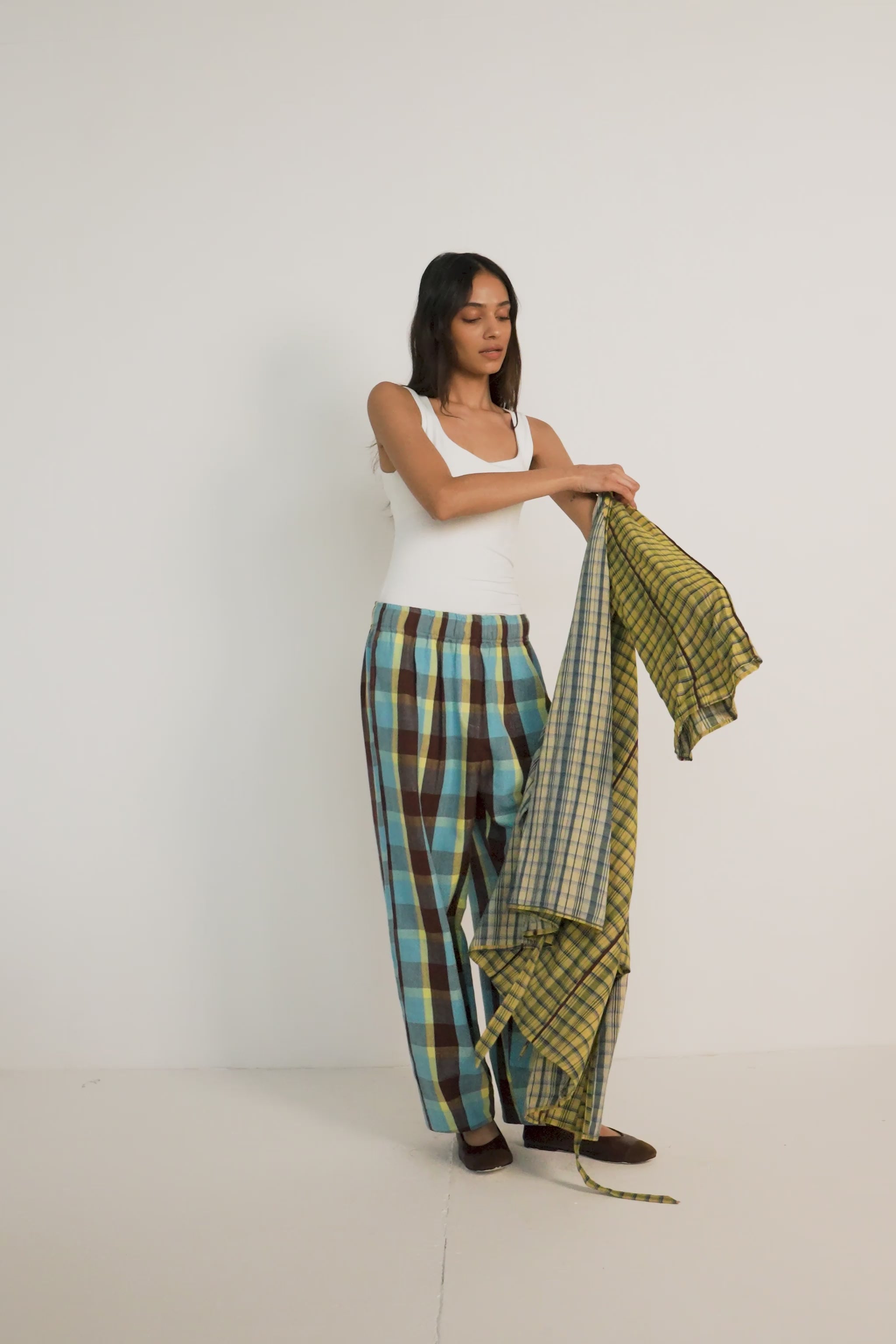 CAIRO PANTS | CEDAR CHEX