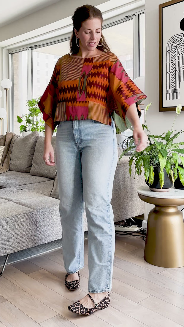 MIRA TOP | MYSTIC IKAT – Rujuta Sheth