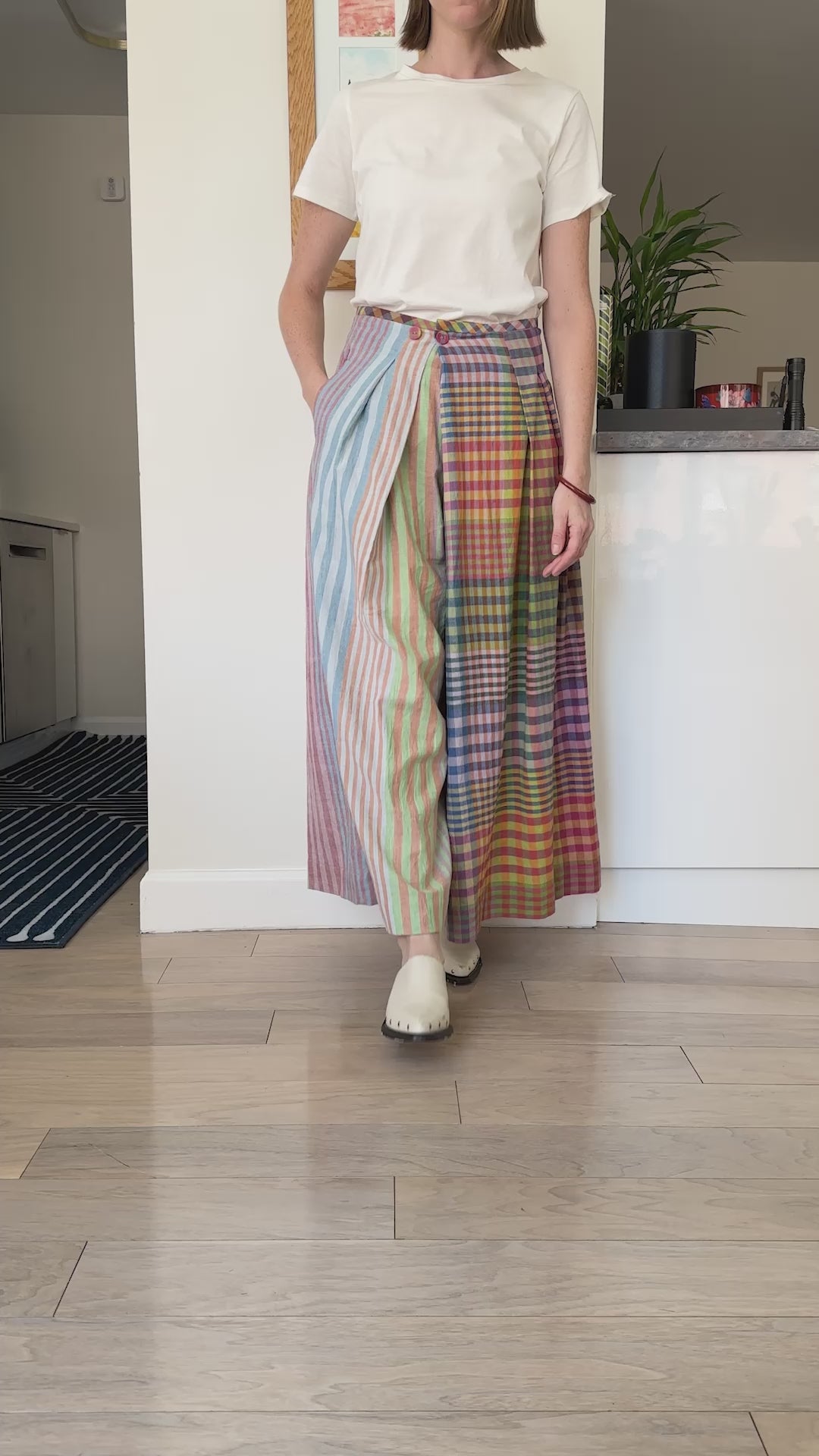 FRIDA PANTS | POSTCARD STRIPE X CHEX