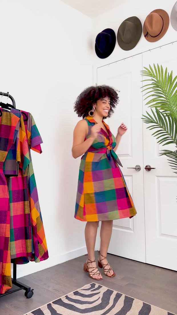 Buy Willa Dress | Multi Chex Dresses – Rujuta Sheth