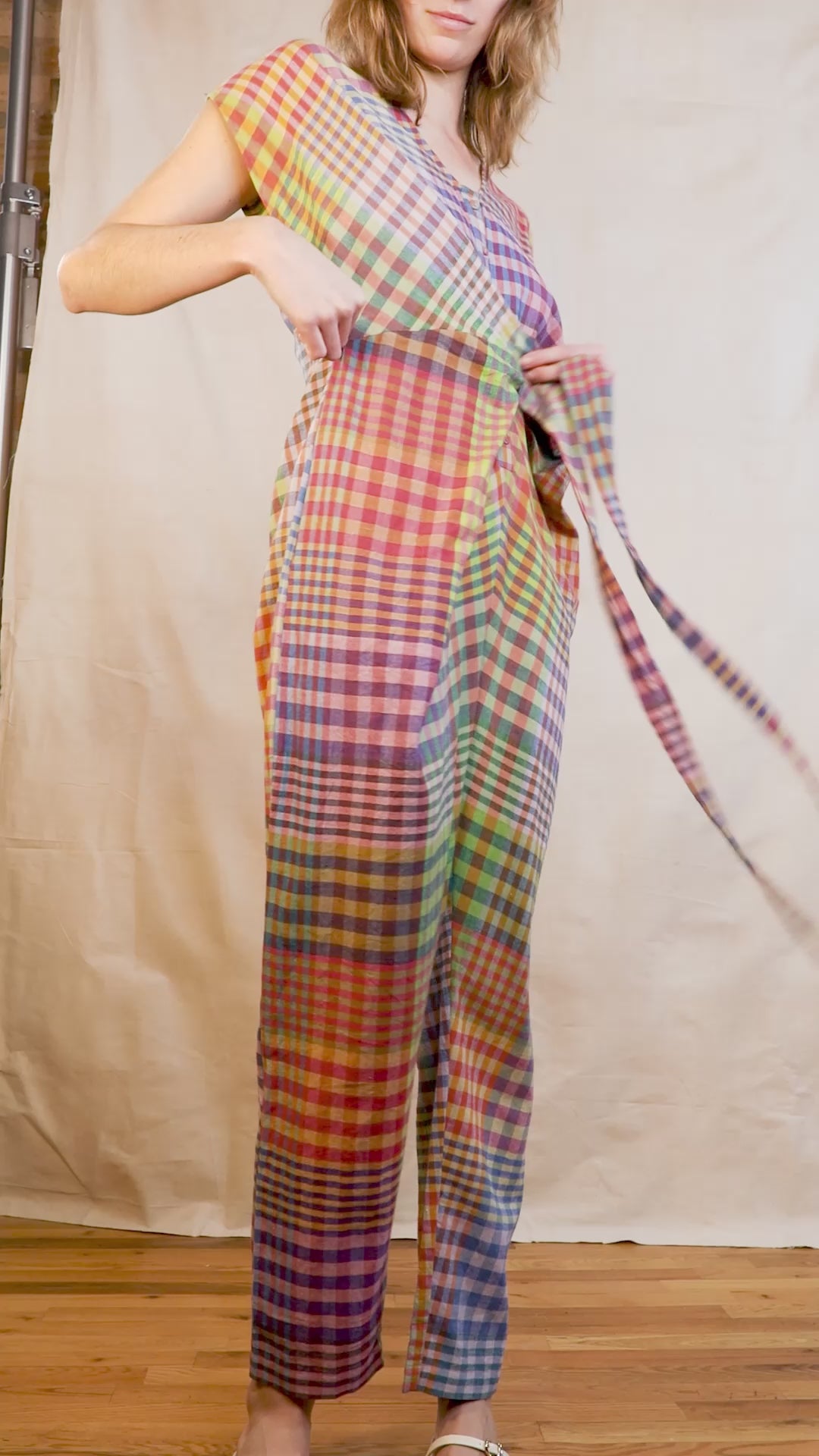 VENUS WRAP JUMPER | POSTCARD CHEX